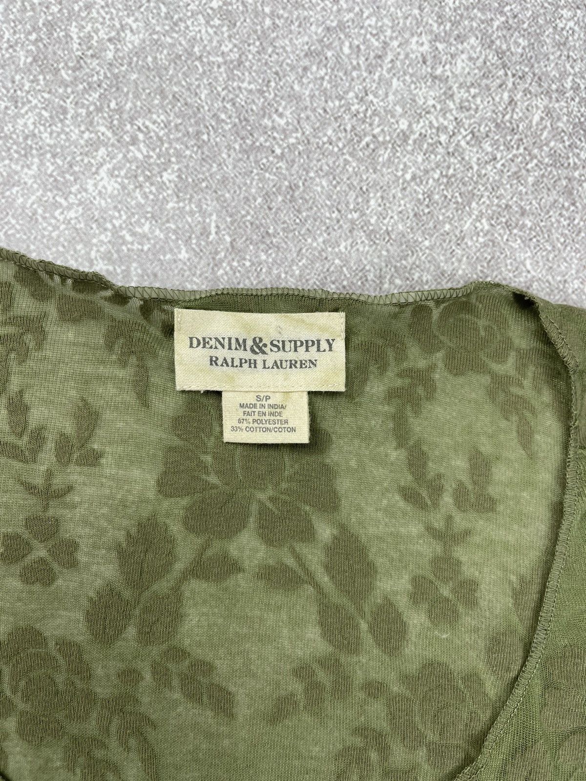Denim & Supply Ralph Lauren Denim & Supply Ralph Lauren Floral Mesh Long Sleeve Size S Size S / US 4 / IT 40 - 6 Thumbnail