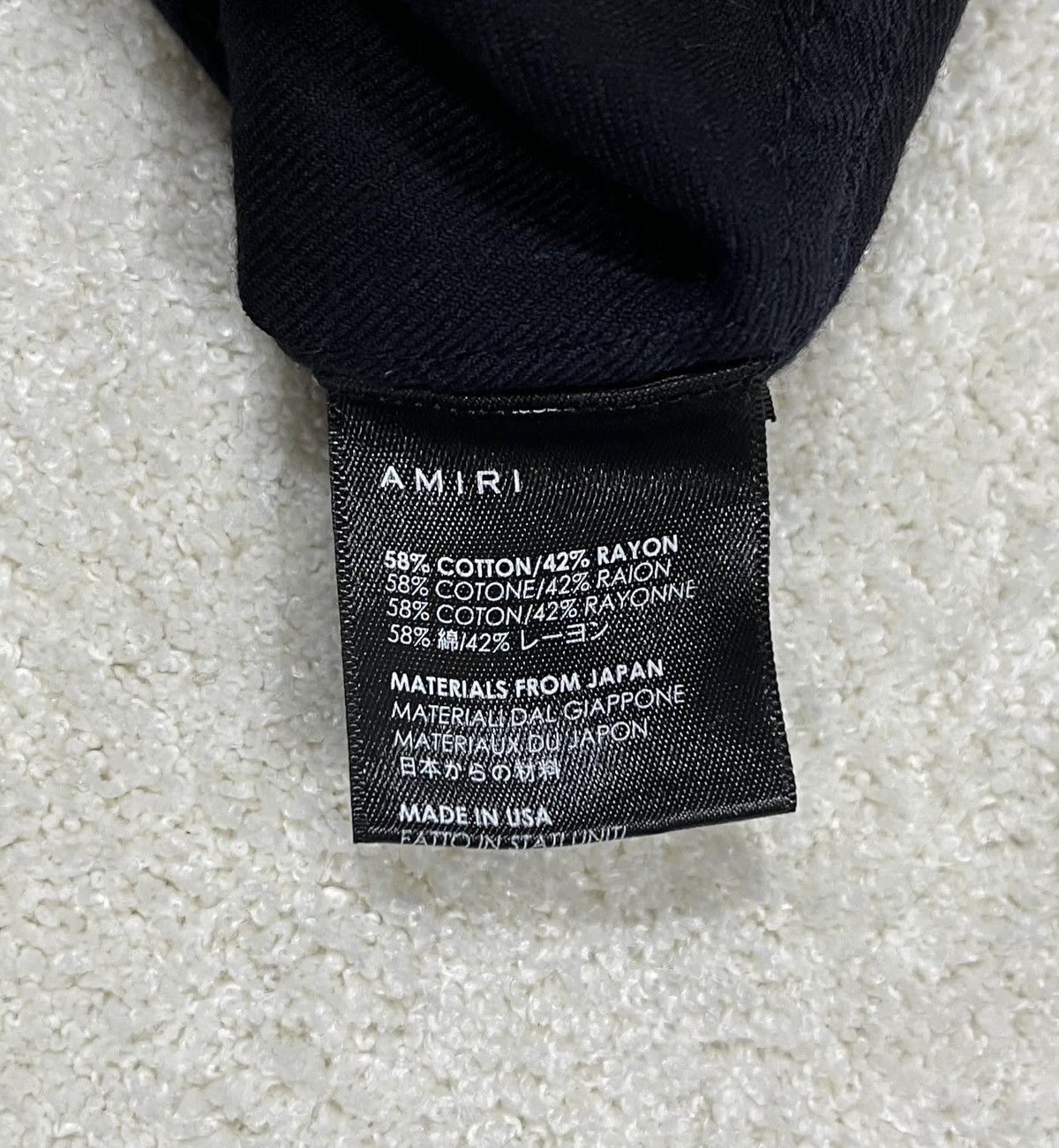 Amiri 💠Amiri💠 FLANNEL BLUE (L) Size US L / EU 52-54 / 3 - 5 Thumbnail