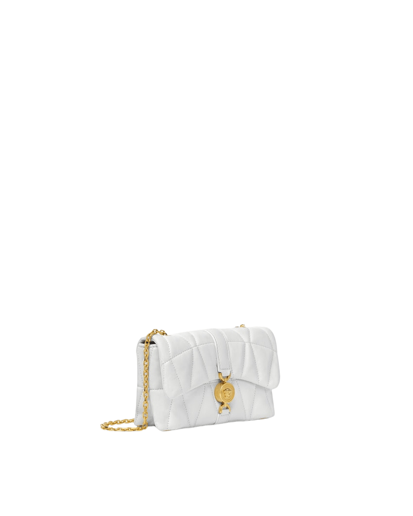 Versace VERSACE Kleio Mini White Quilted Leather Shoulder Bag New Size ONE SIZE - 2 Thumbnail