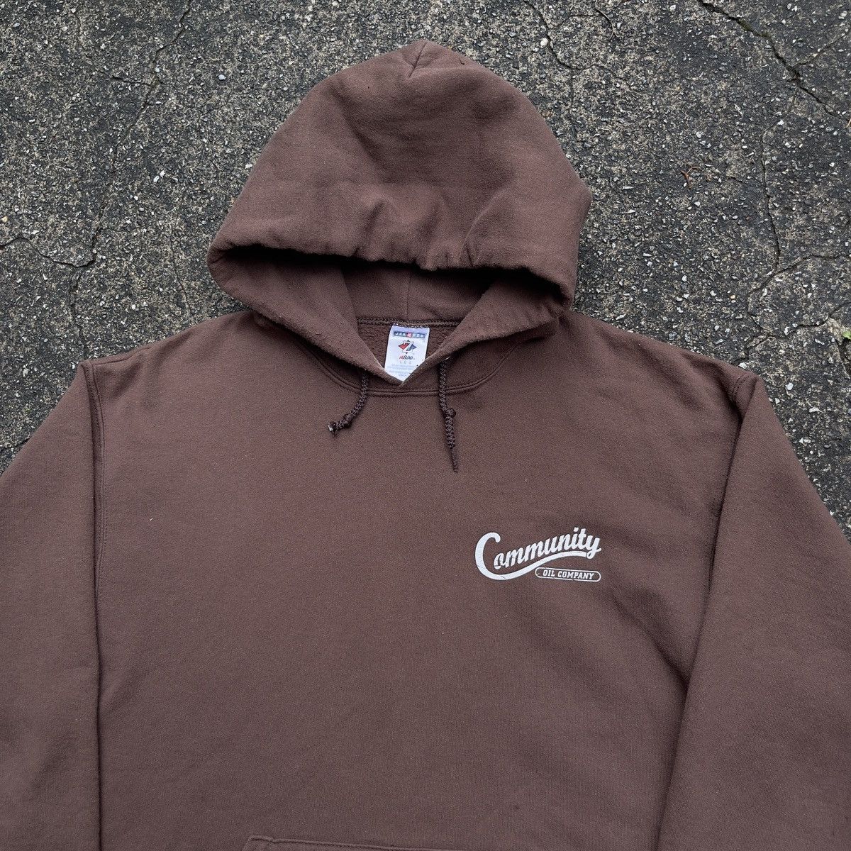 Jerzees × Vintage Vintage JERZEES COMMUNITY Heavyweight Hoodie Size US L / EU 52-54 / 3 - 2 Thumbnail