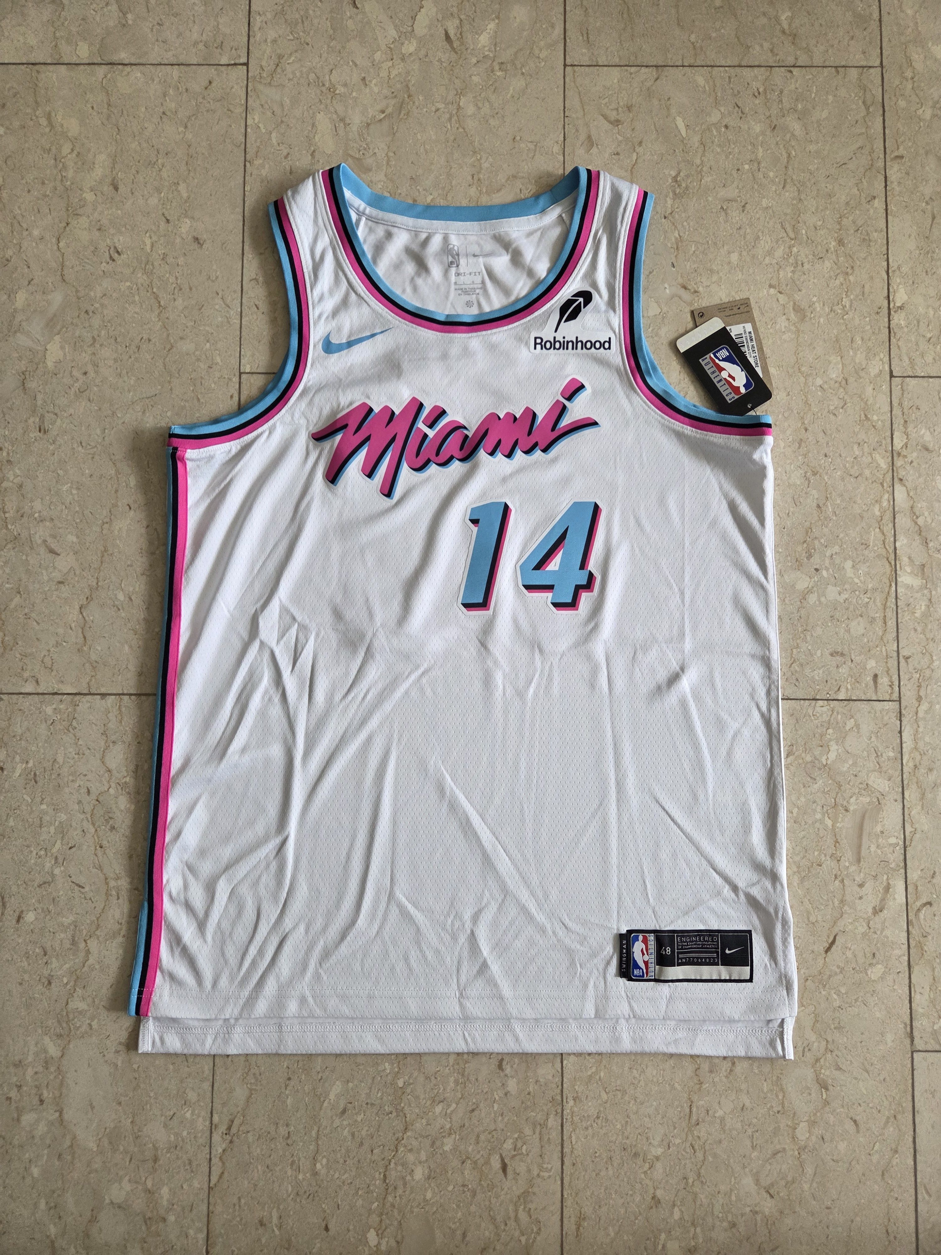 NBA BNWT Authentic Heat 2025 'Original Vice' Swingman Jersey Size US L / EU 52-54 / 3 - 1 Thumbnail