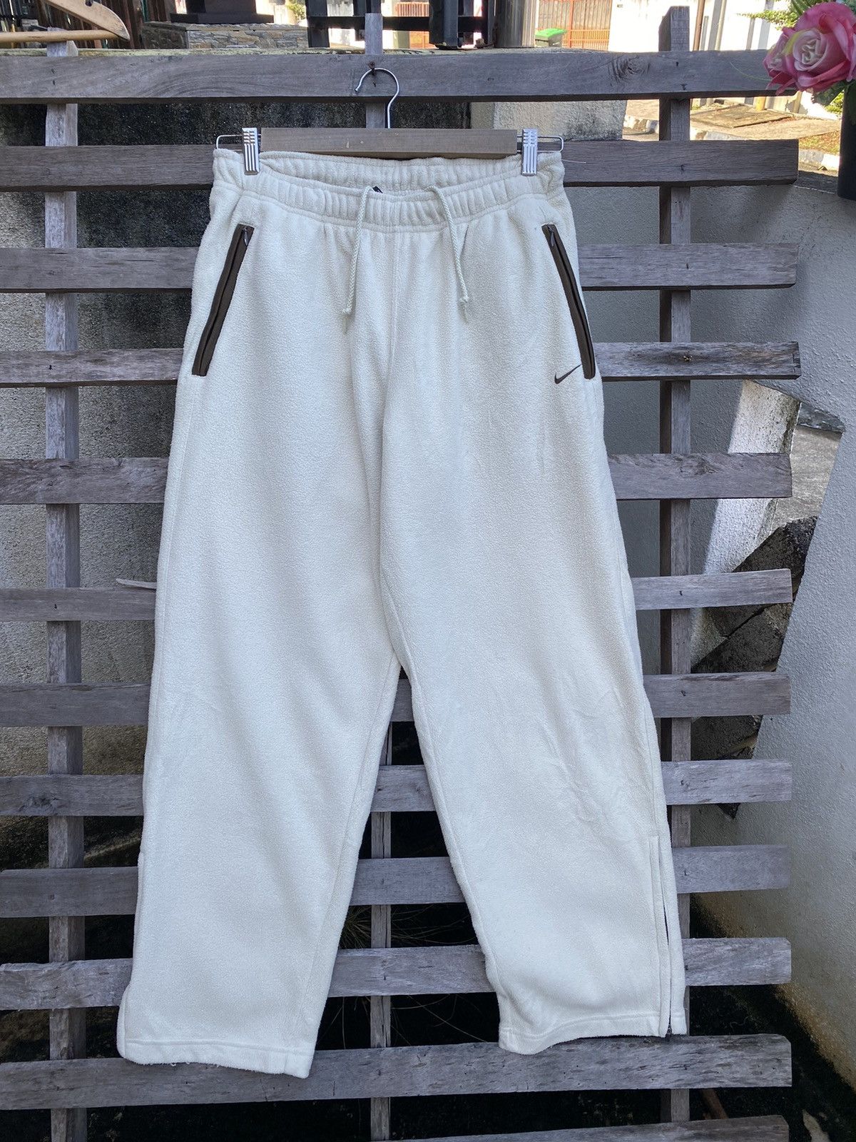 Vintage Size L ❗️Vintage 90s Nike Fleece Sweatpants - waist 30” - 36” Size US 30 / EU 46 - 3 Thumbnail
