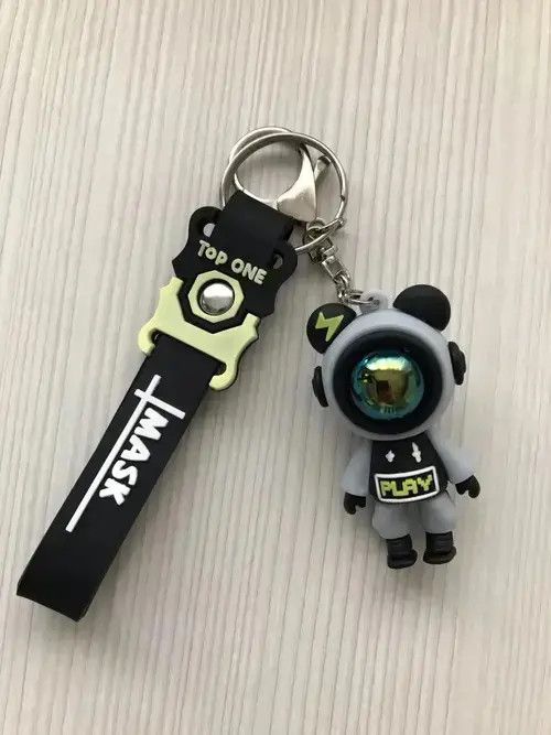 High Sport Cute Astronaut Lightning Bear Keychain Size ONE SIZE - 2 Thumbnail