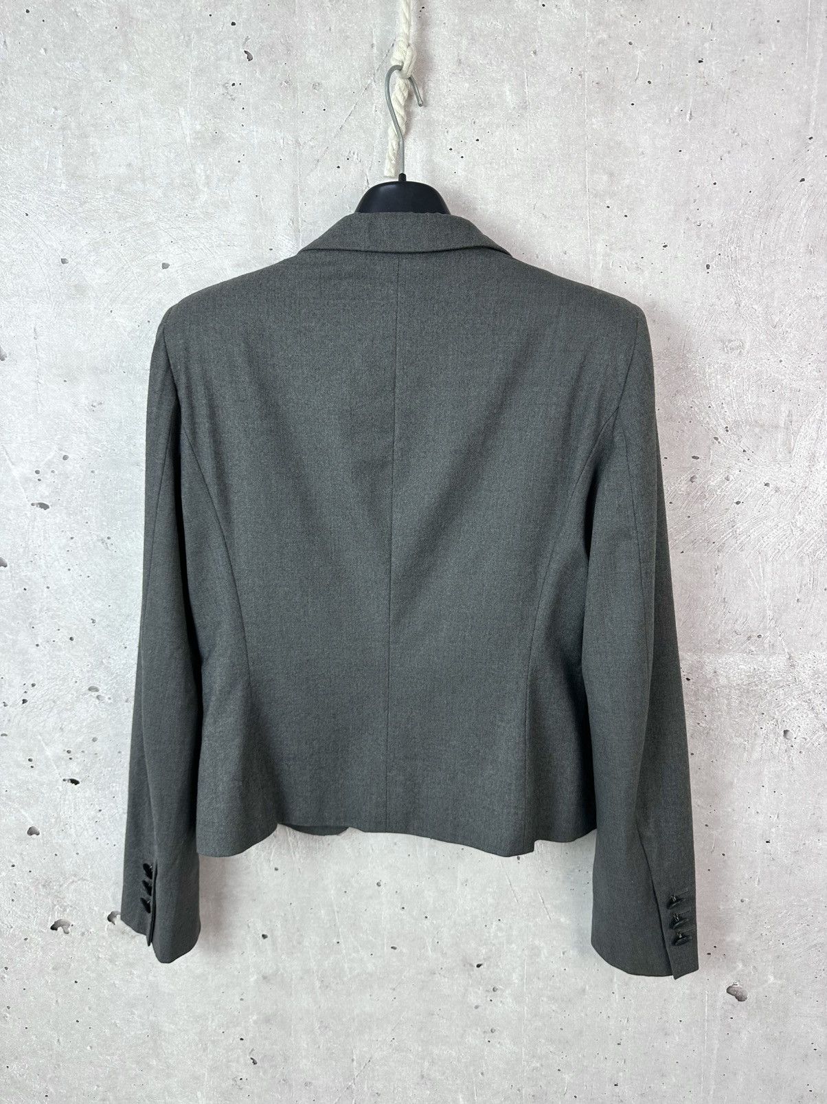 Moschino Vintage Moschino Made in Italy Wool Grey Blazer Jacket Size M / US 6-8 / IT 42-44 - 6 Thumbnail