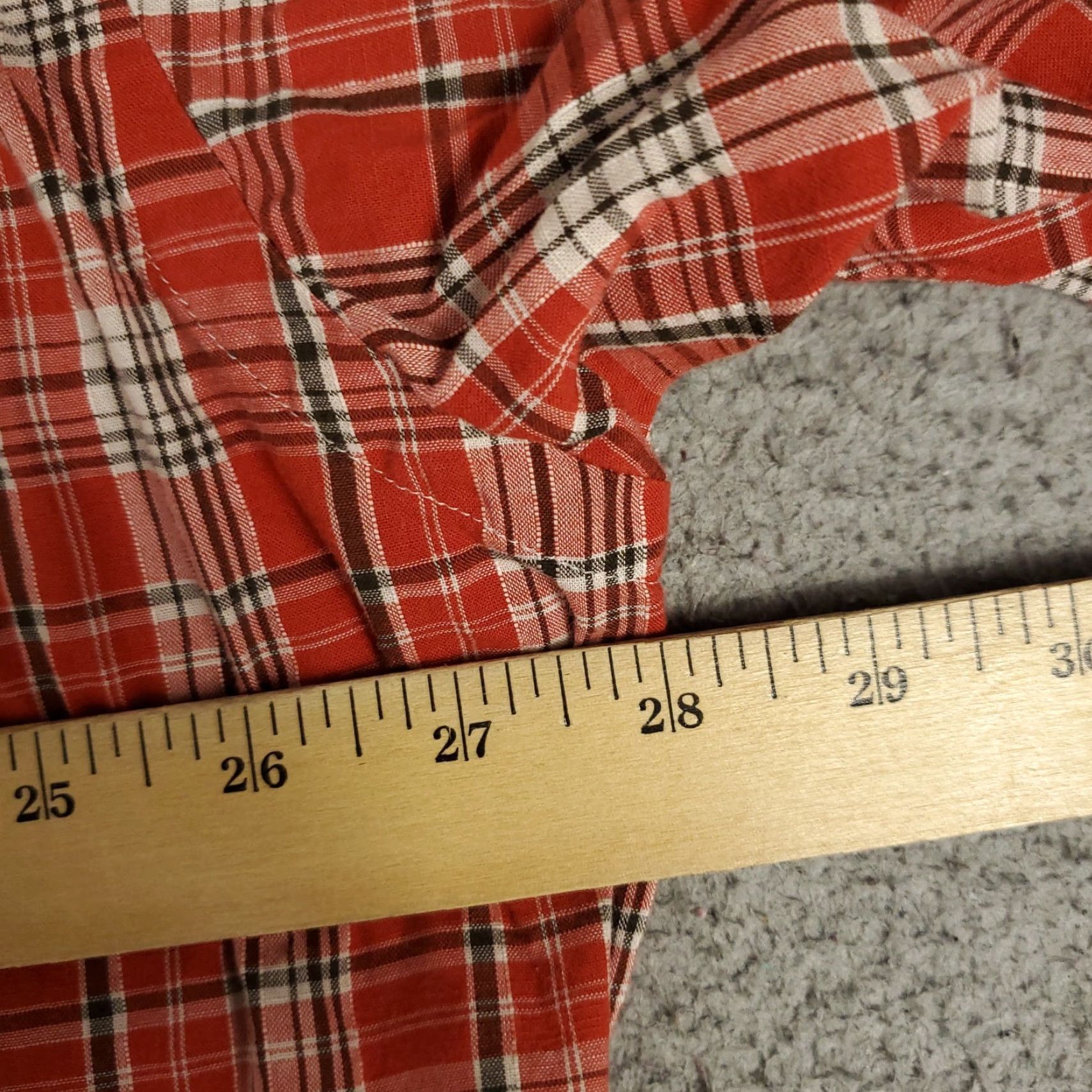 Ralph Lauren Ralph Lauren Shirt Mens XL Orange Plaid Casual Button-Up Long Sleeve Size US XL / EU 56 / 4 - 6 Thumbnail