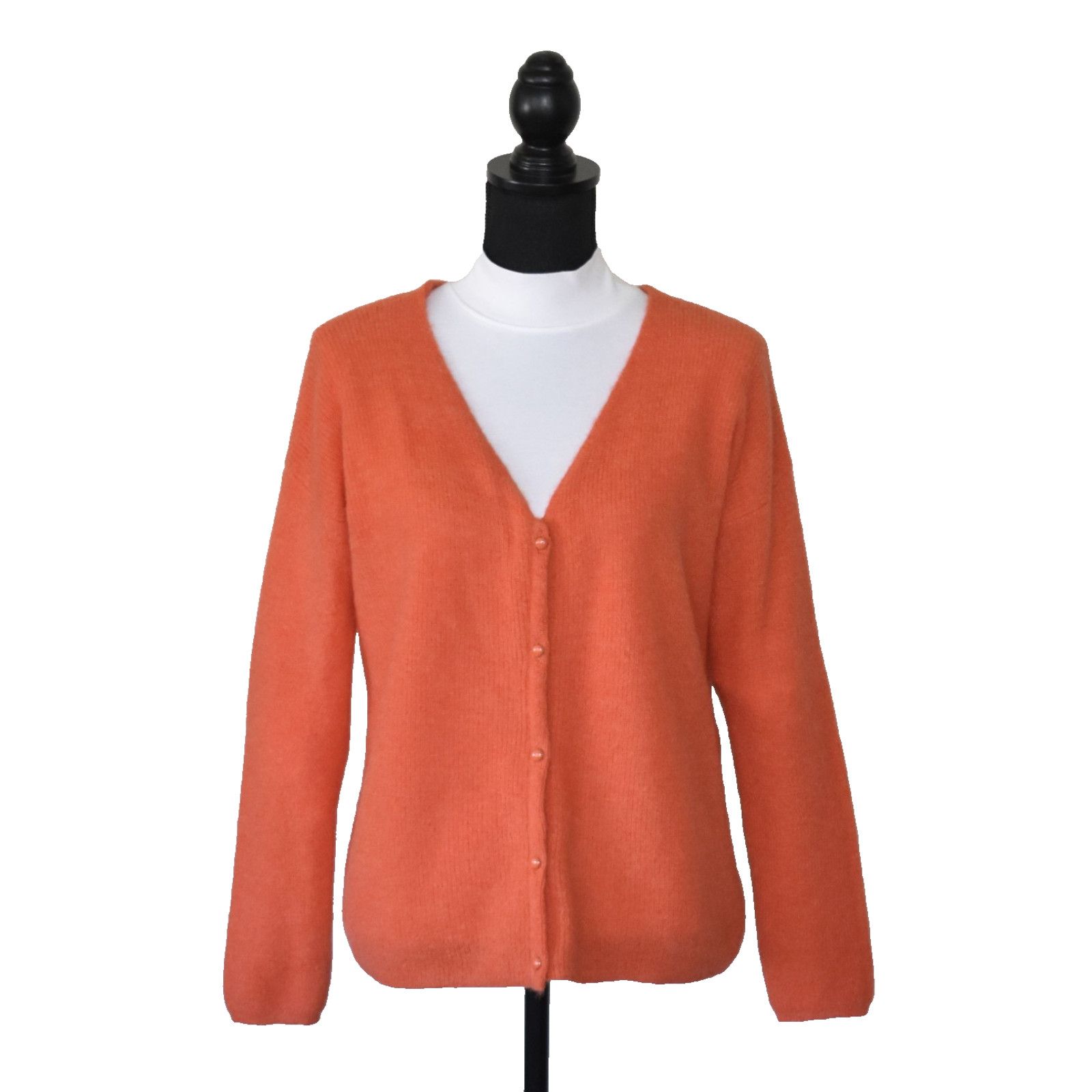 Sezane NWT LA MAILLE SEZANE Gilet Barry Mohair Alpaca Sweater Sz L Size L / US 10 / IT 46 - 2 Thumbnail