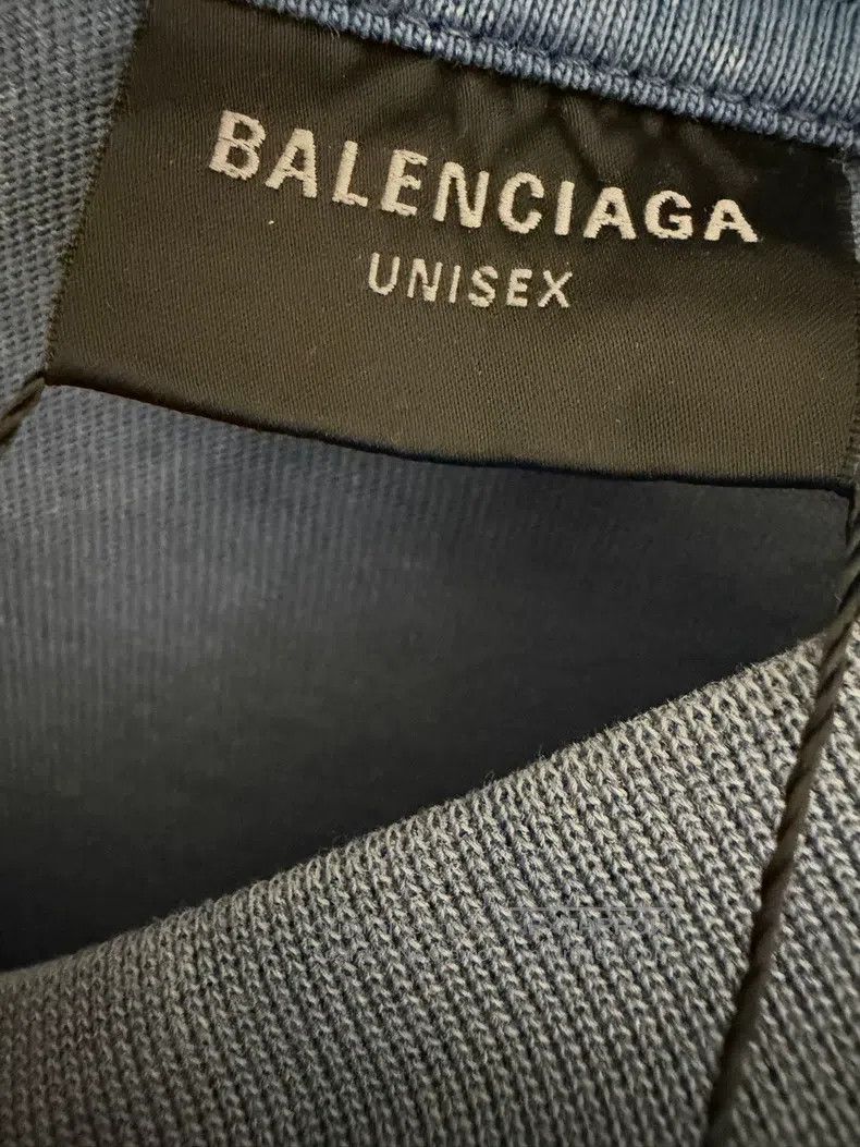 Balenciaga Balenciaga Misty Blue Cola Print Short Sleeve XS Size Size US XS / EU 42 / 0 - 3 Thumbnail