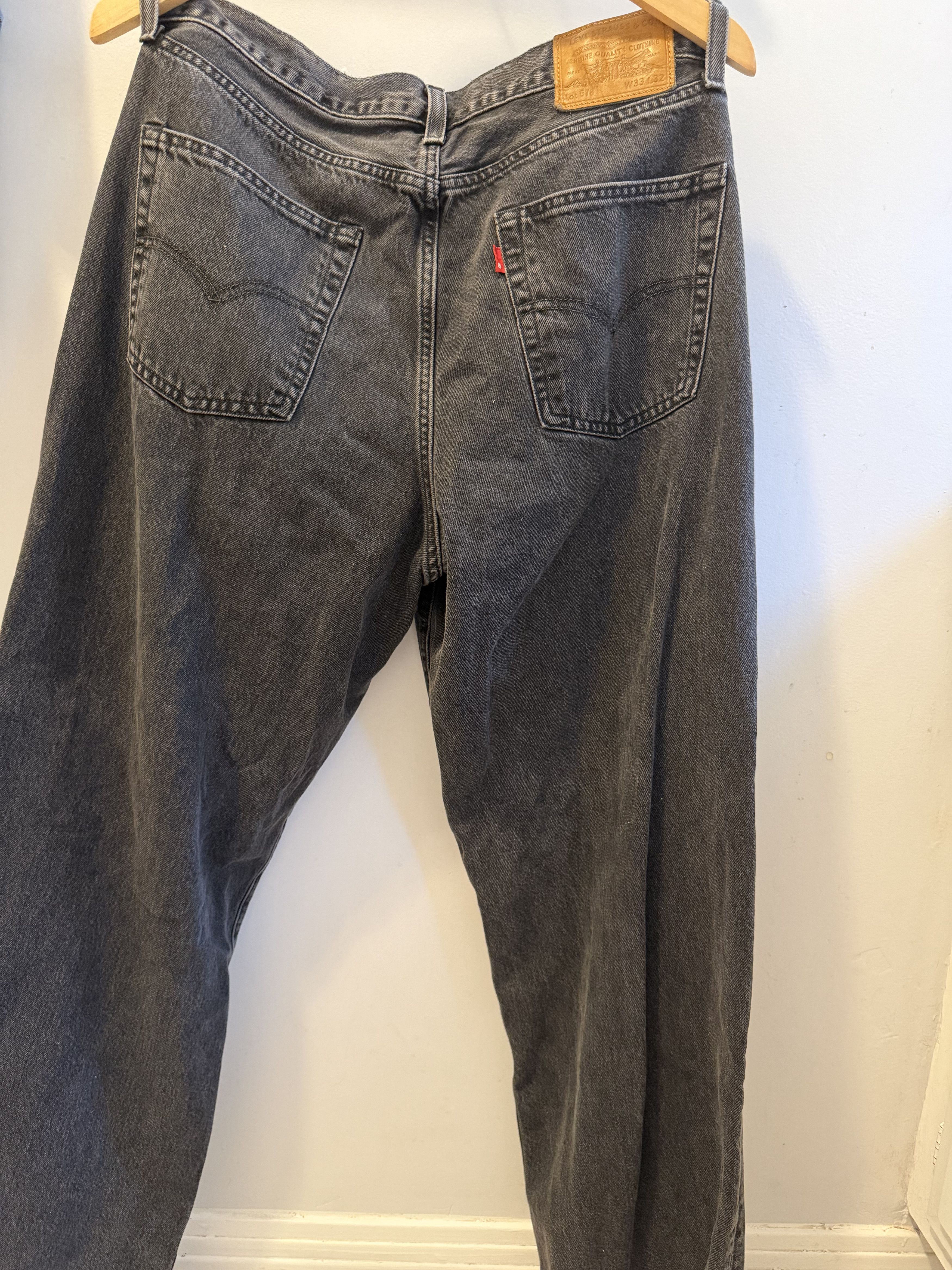 Levi's Levi’s Premium Black Jeans | Vintage Wash | Baggy Fit Size US 33 - 2 Thumbnail