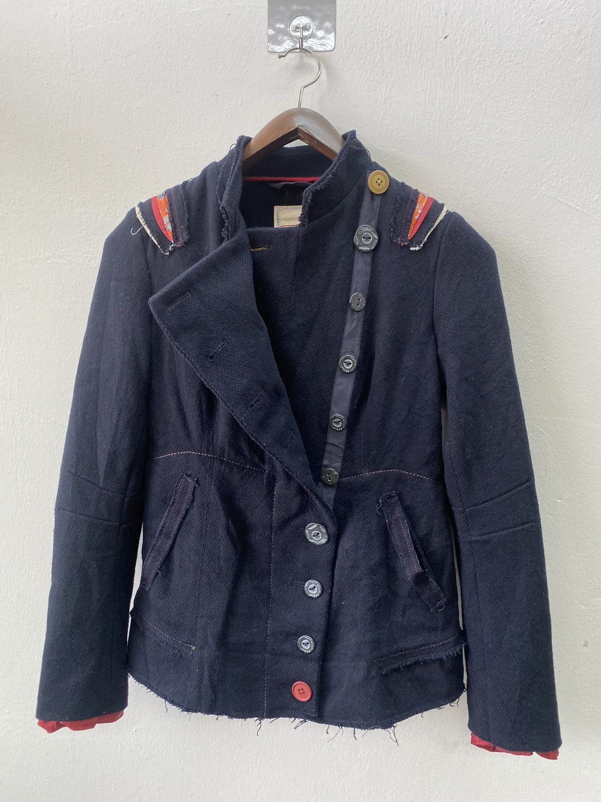 Marithe + Francois Girbaud Dark blue Marithé & François Girbaud wool jacket Size M / US 6-8 / IT 42-44 - 9 Thumbnail