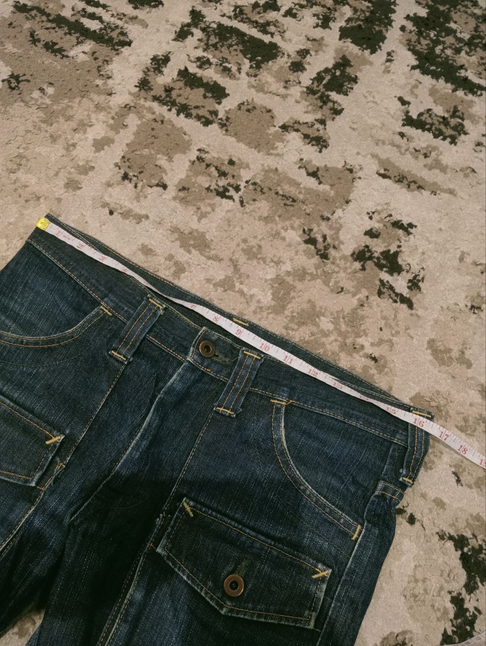 Japanese Brand JAPANESE STUDIO ECRU 6 POCKET BUSHPANTS JEANS Size US 33 - 10 Thumbnail