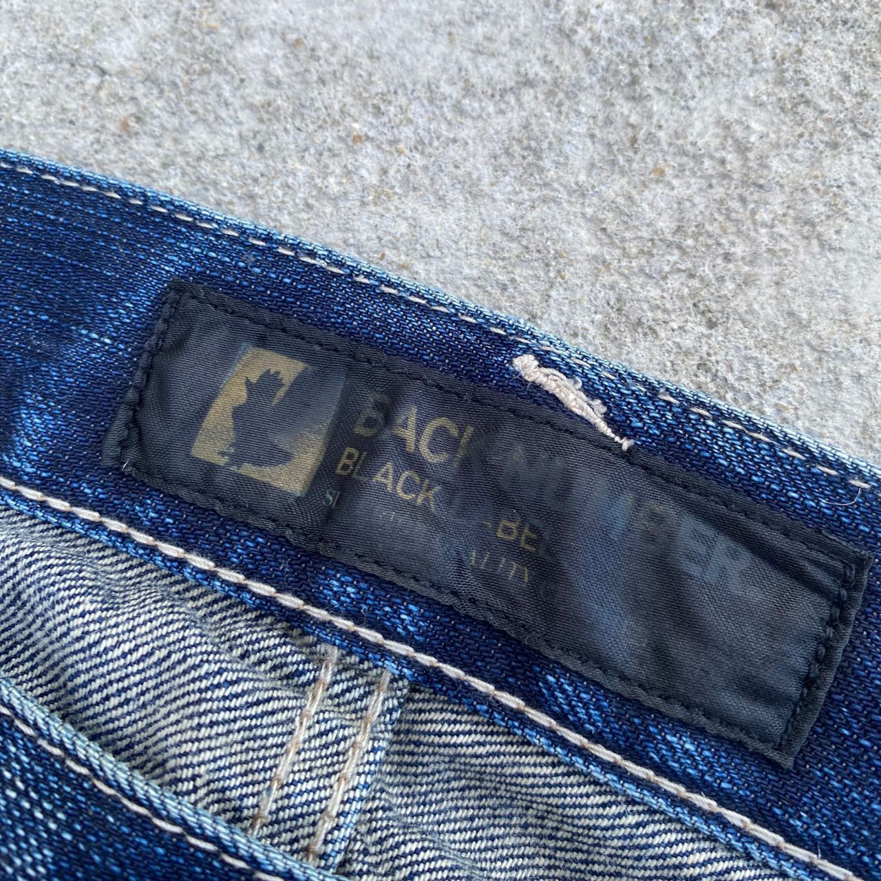 If Six Was Nine Vintage Back Number Black Label Distressed Denim Size US 32 / EU 48 - 18 Thumbnail
