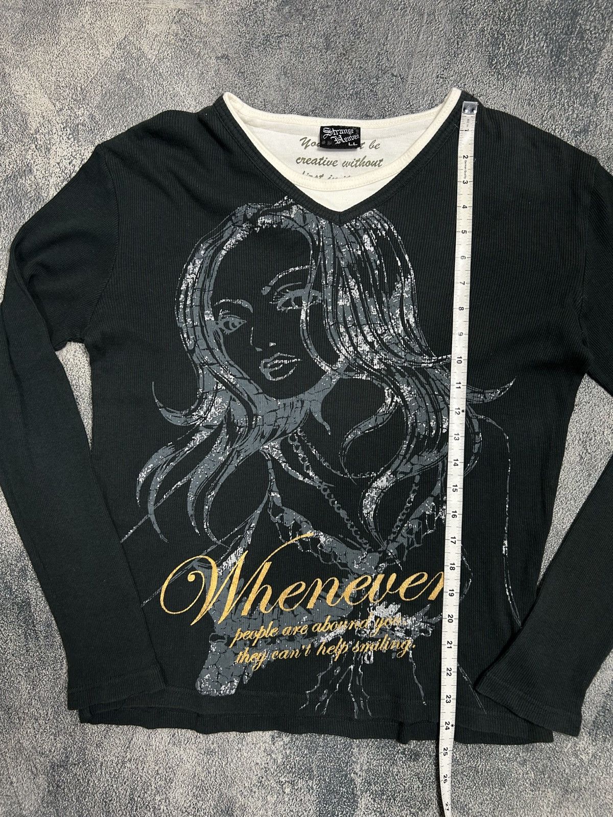 Japanese Brand Strange Heaven longsleeve by hysteric style Size US XL / EU 56 / 4 - 7 Thumbnail