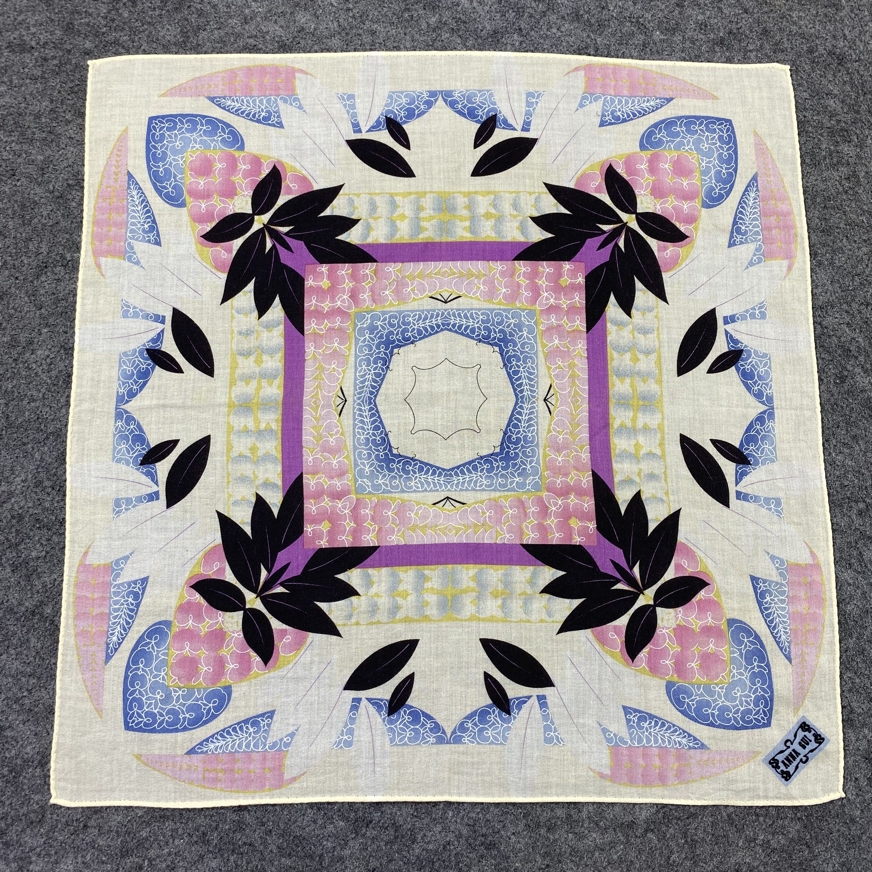 Anna Sui Anna Sui Handkerchief Neckerchief Bandana-B1862 Size ONE SIZE - 3 Thumbnail