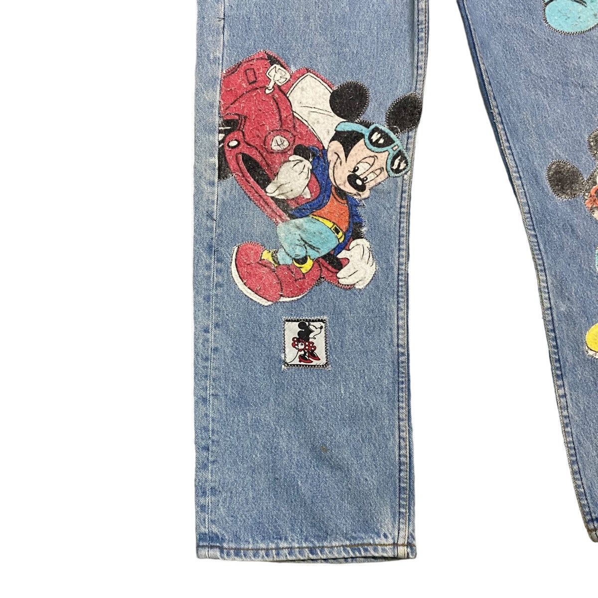 Levi's Vintage 90s Mickey X Levis 501 Lightwash Jeans Size US 33 - 9 Thumbnail