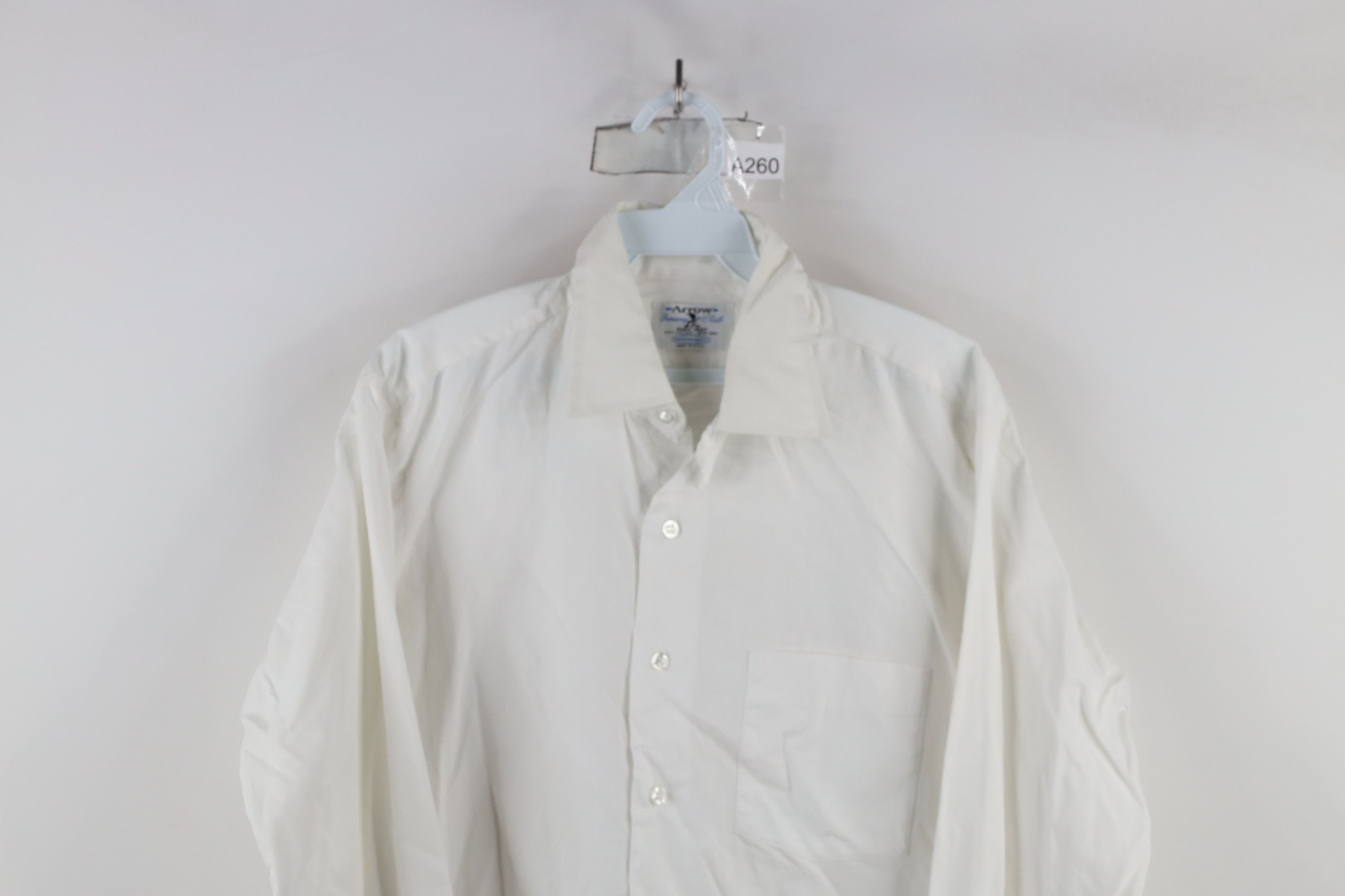 Vintage Vintage 50s 60s Streetwear Cotton Button Shirt White USA Size US M / EU 48-50 / 2 - 2 Thumbnail