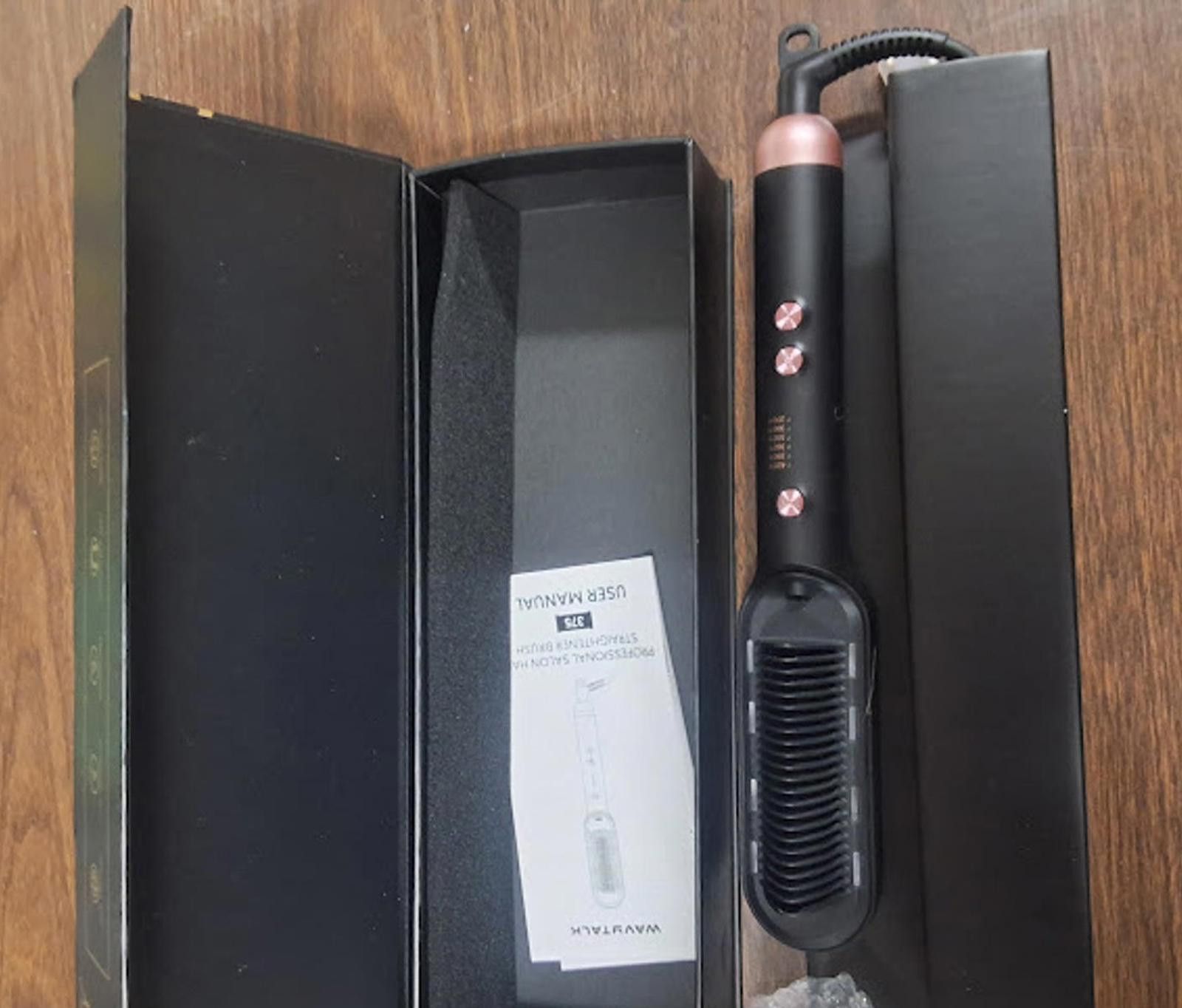 Other WavyTalk Sleek Sweep Ionic Hair Straightener Brush Size ONE SIZE - 5 Thumbnail