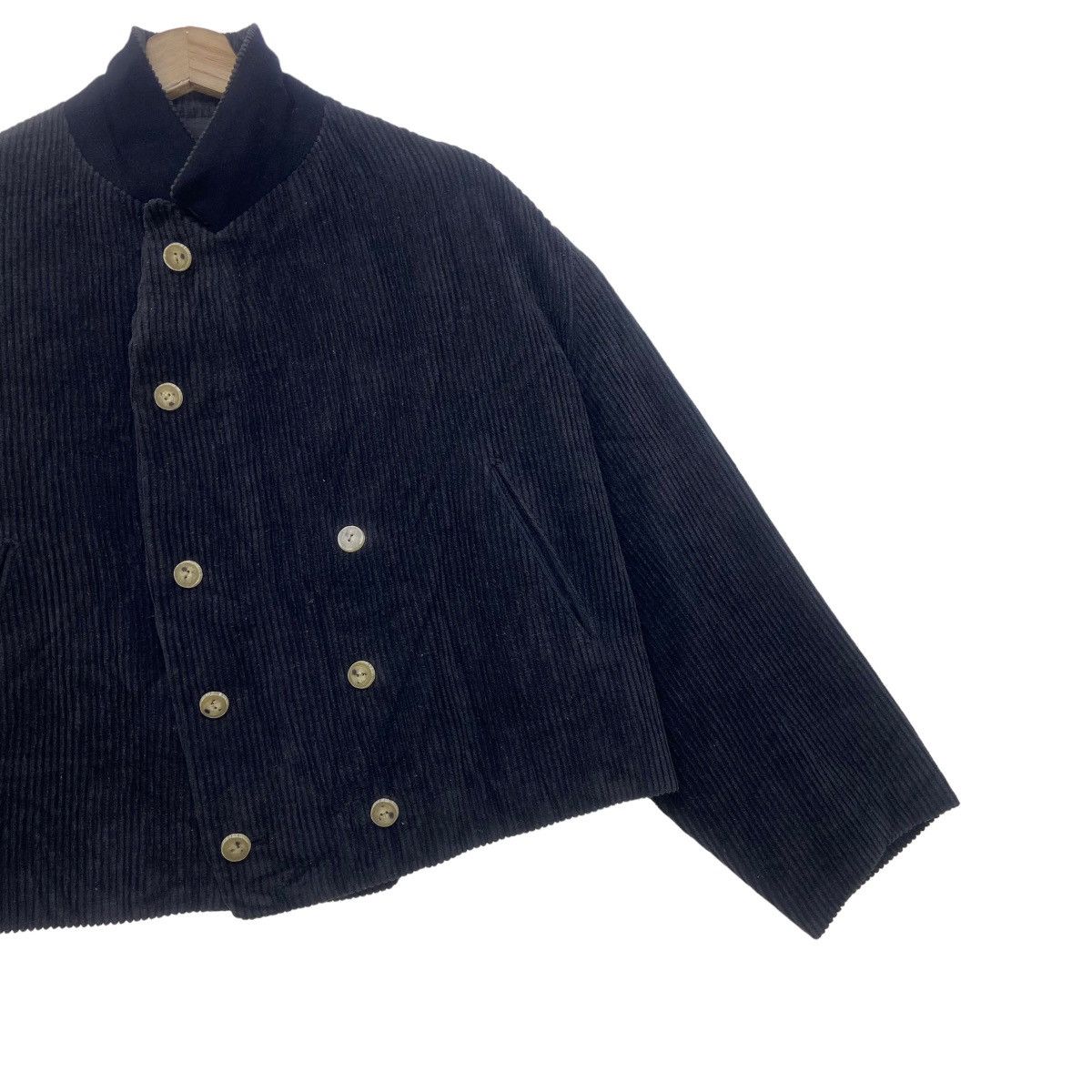 Yohji Yamamoto Vintage 80s Y’s Yohji Yamamoto Corduroy Cropped Jacket Size US M / EU 48-50 / 2 - 11 Thumbnail