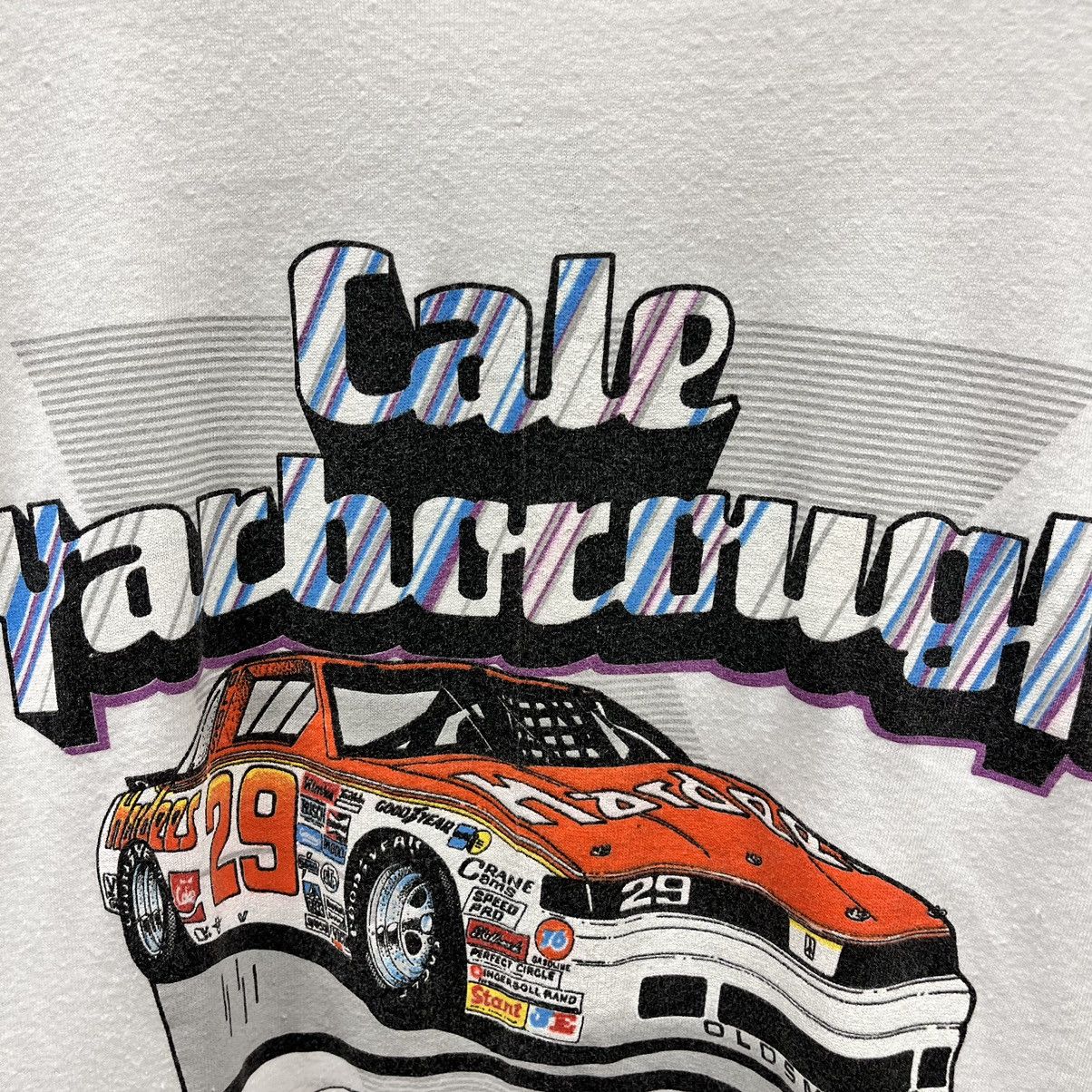 Vintage Cale Yarborough Vintage 90s White Single Stitch Racing Tee Size US M / EU 48-50 / 2 - 2 Thumbnail