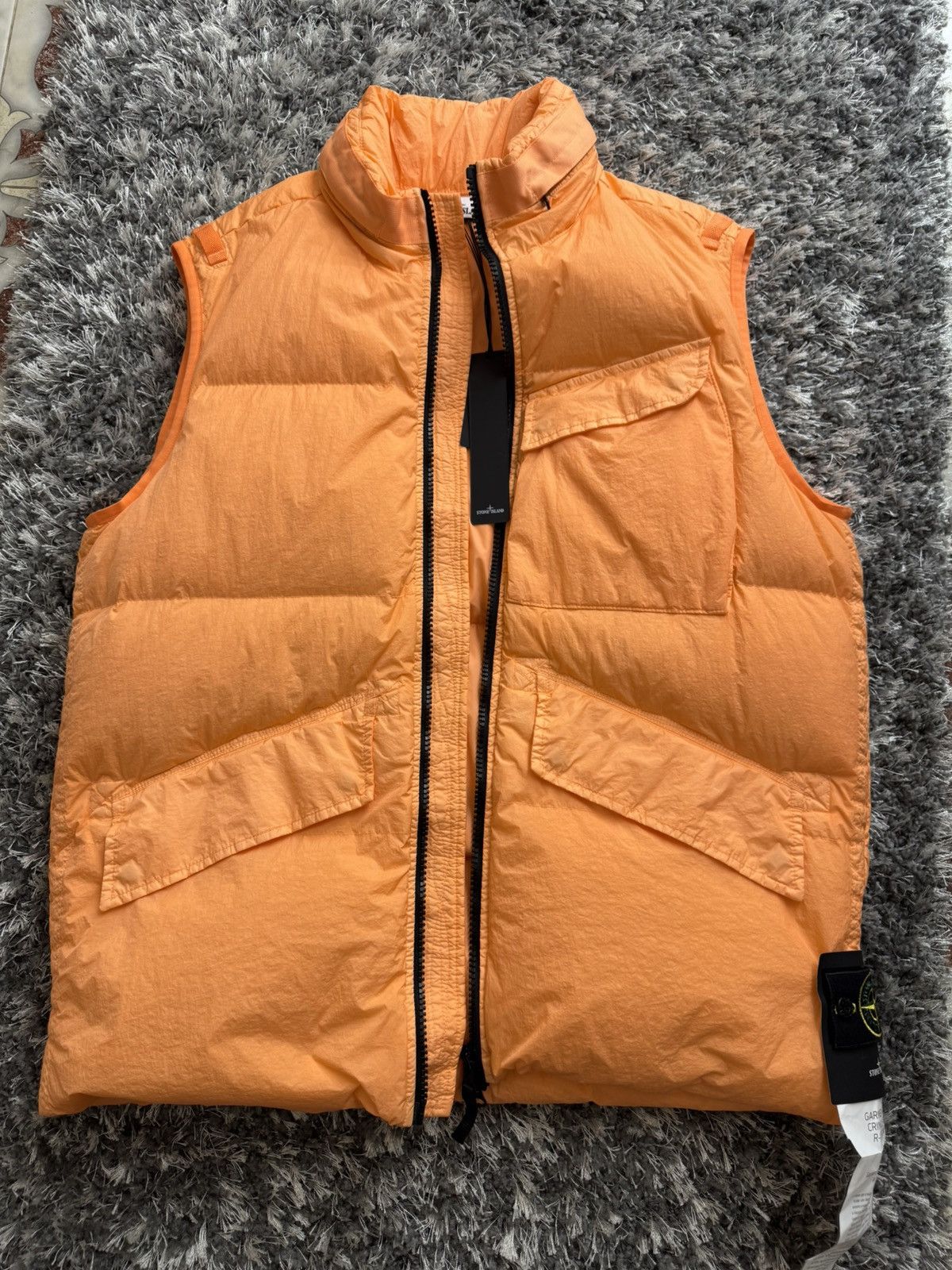 Stone Island GARMENT DYED CRINKLE REPS R-NY DOWN Size US XL / EU 56 / 4 - 14 Thumbnail