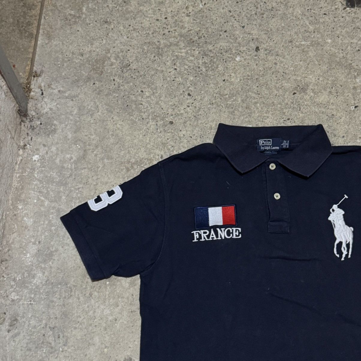 Polo Ralph Lauren × Ralph Lauren Vintage Polo Ralph Lauren y2k embroidered france usa flag Size US L / EU 52-54 / 3 - 4 Thumbnail