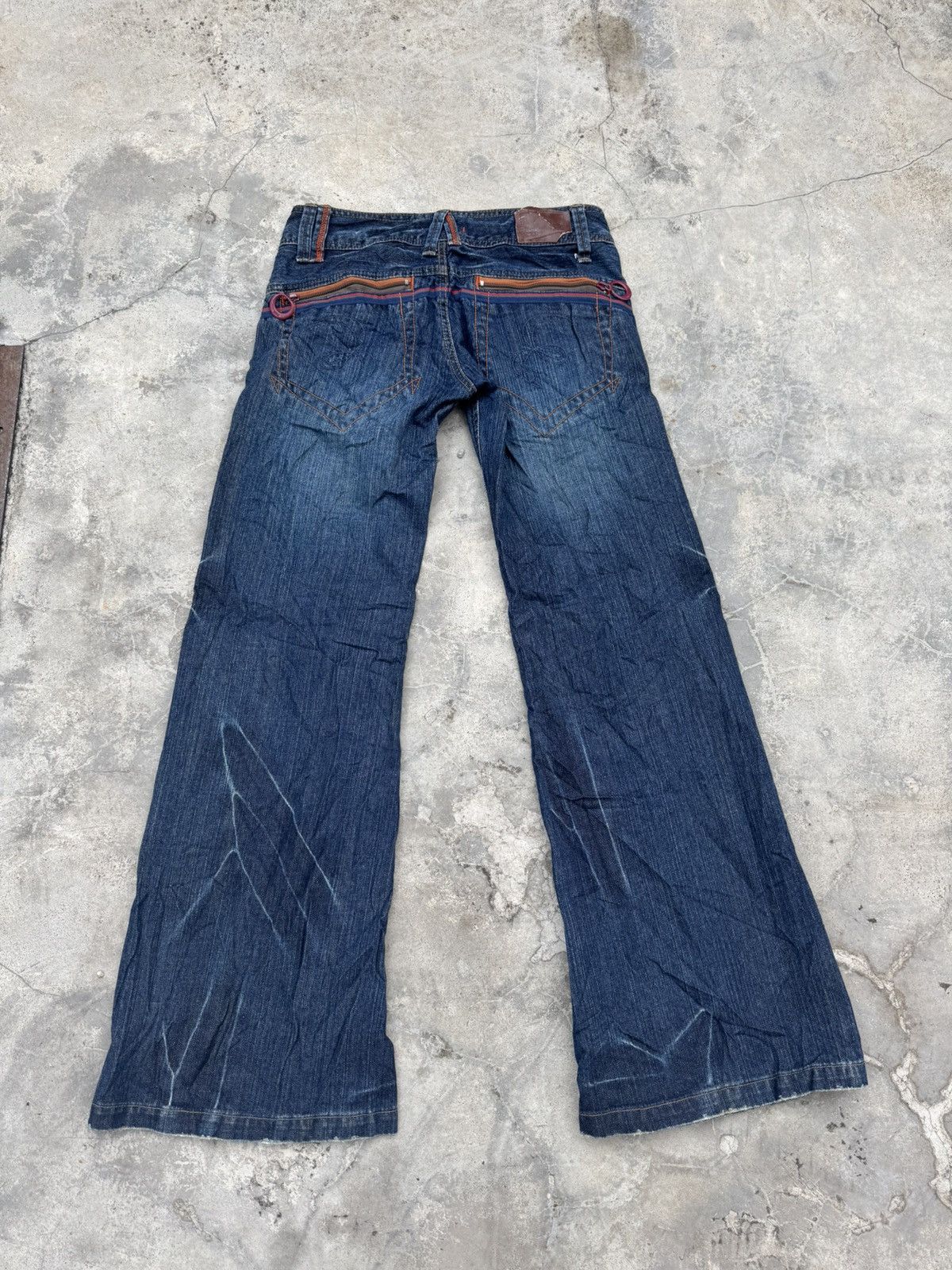 Japanese Brand 💥Rare💥 Et boite made in nippon baggy flare/wideleg denim Size 32" / US 10 / IT 46 - 7 Thumbnail