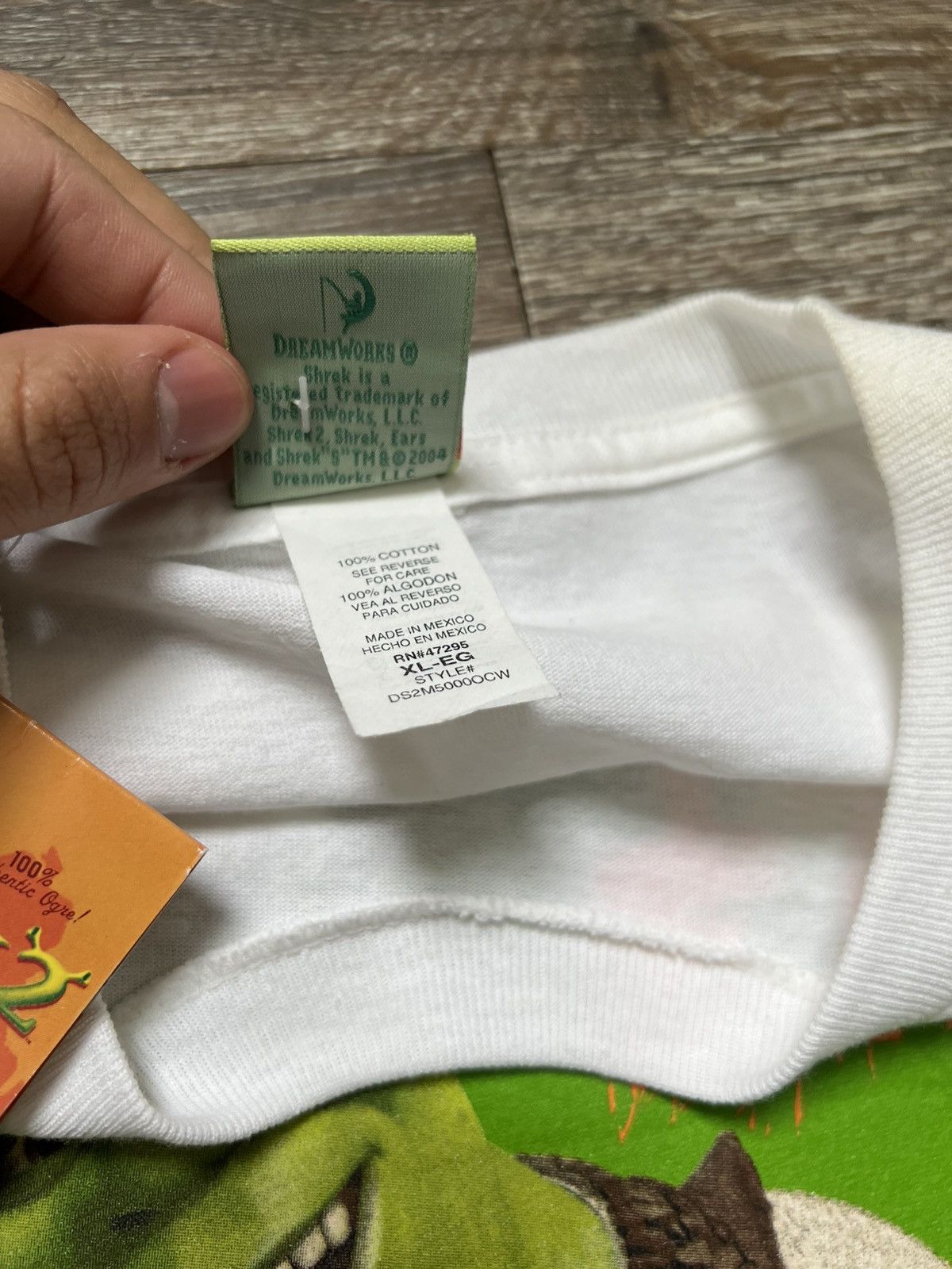 Vintage Shrek 2 Promo Shirt Size US XL / EU 56 / 4 - 4 Thumbnail
