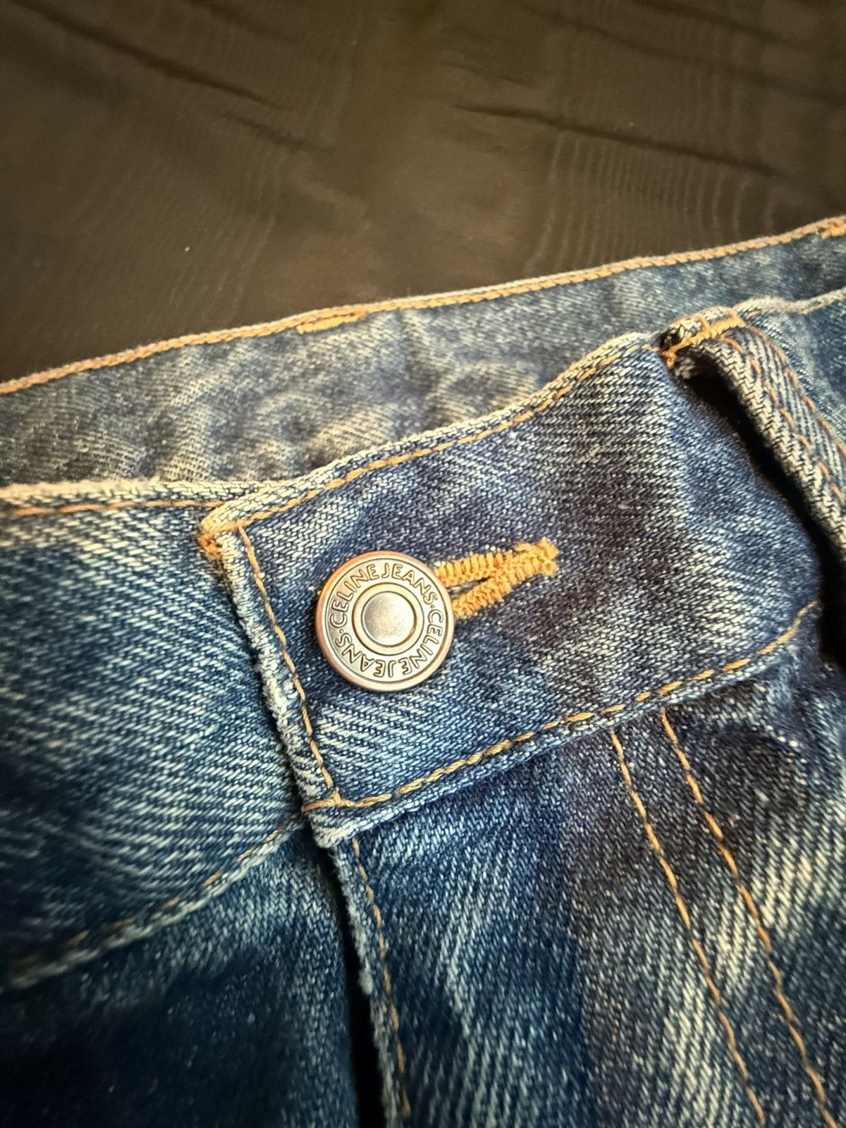 Celine FW20 Celine knee blowout Hedi Slimane union wash jeans 29 Size US 29 - 23 Thumbnail