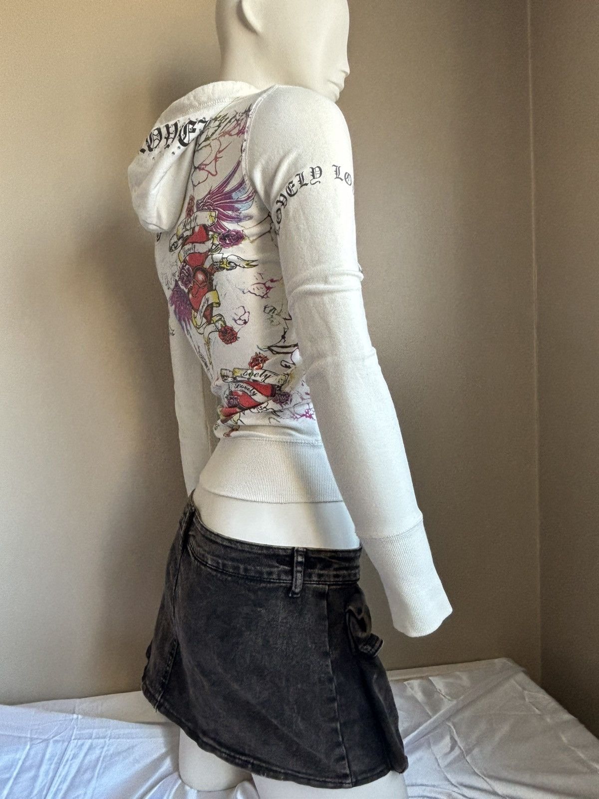 Ed Hardy Cool full tattoo printed zip hoodie Ed Hardy Japanese style Size US XS / EU 42 / 0 - 5 Thumbnail