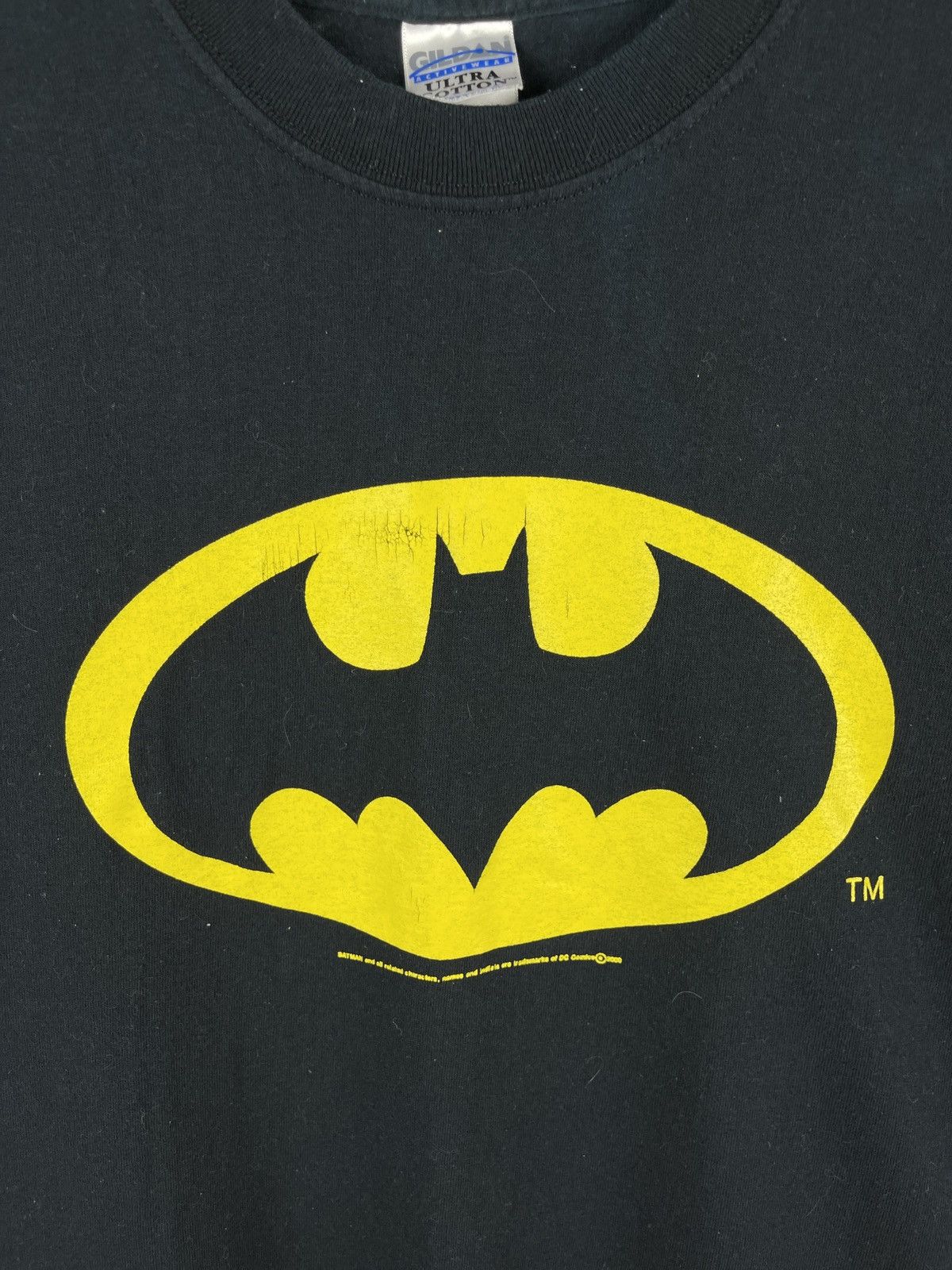 DC Comics Gildan Batman y2k 2000s vintage big logo tee shirt Size US L / EU 52-54 / 3 - 5 Thumbnail