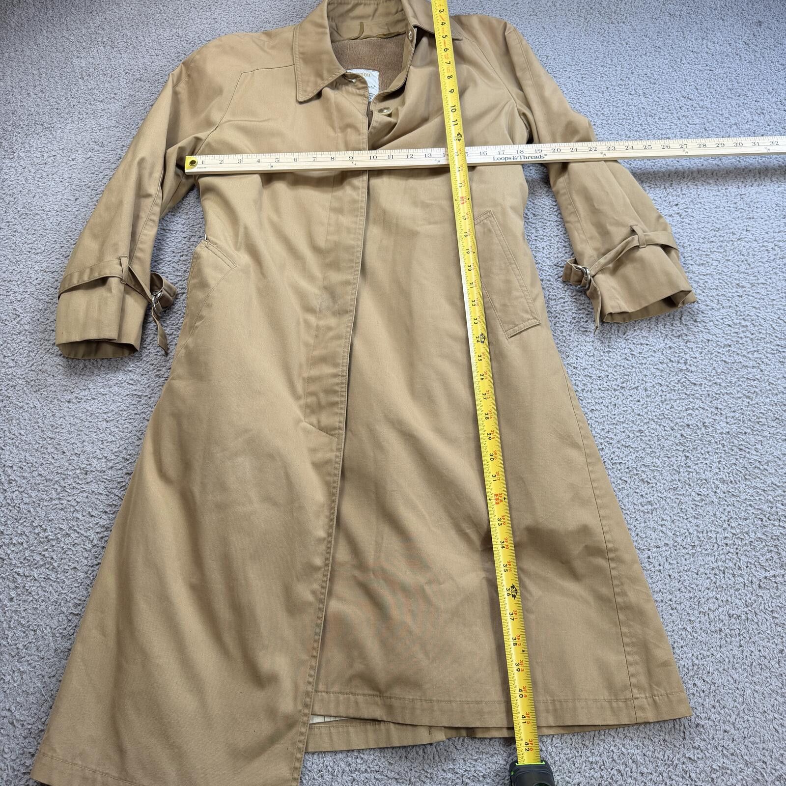 London Fog Vintage London Fog Maincoats Tan Belted Trench Coat USA Size L / US 10 / IT 46 - 7 Thumbnail