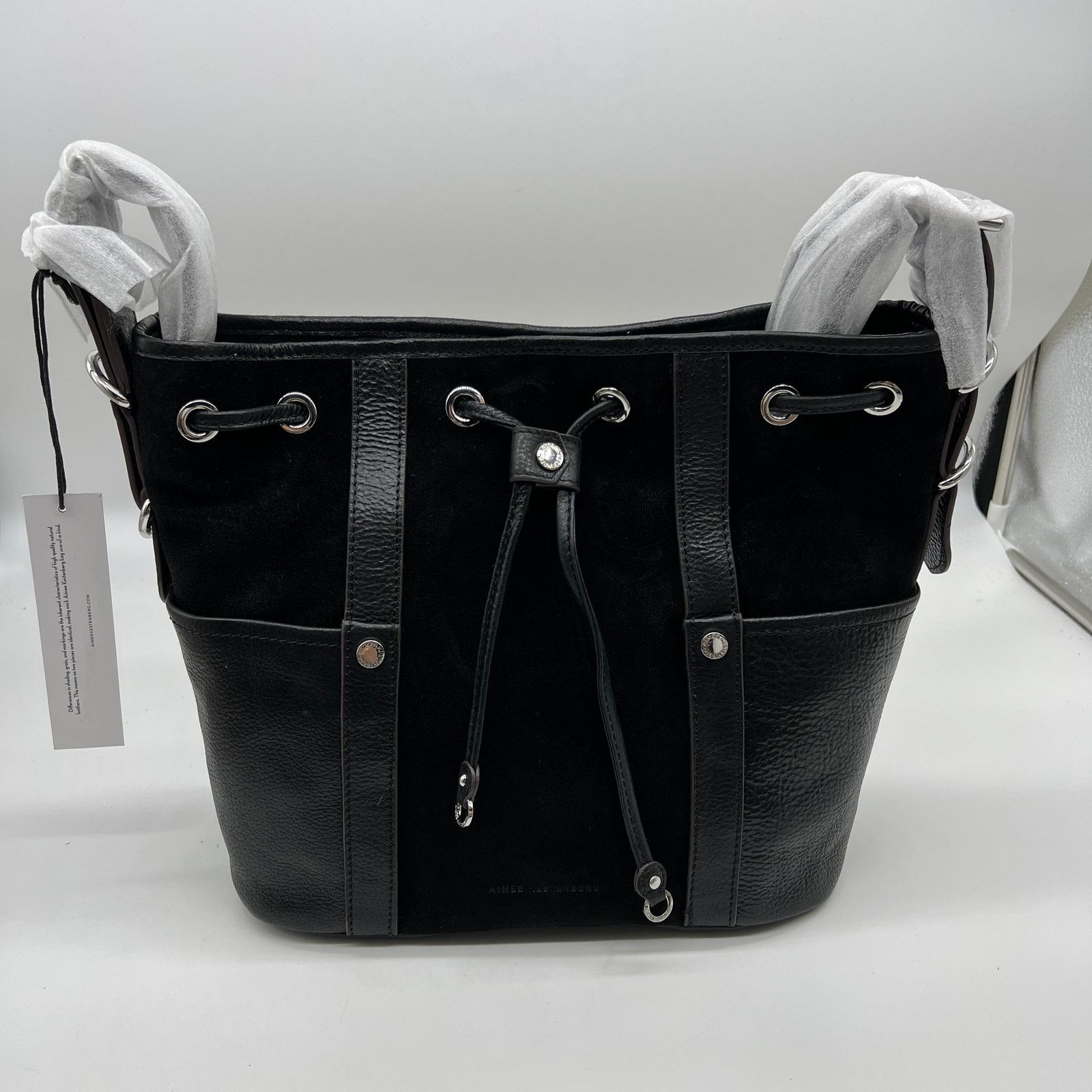 Other Aimee Kestenberg About Town Suede Drawstring Bags Black Size ONE SIZE - 1 Thumbnail