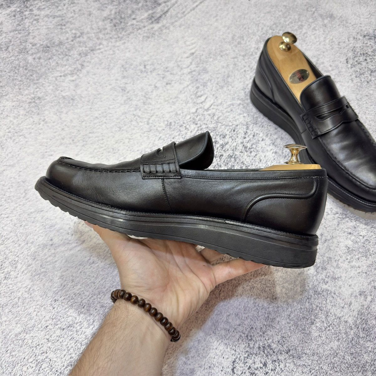 Bally Bally Bardony Black Leather Penny Loafers US9 UK8E EU42.5 Size US 9 / EU 42 - 5 Thumbnail