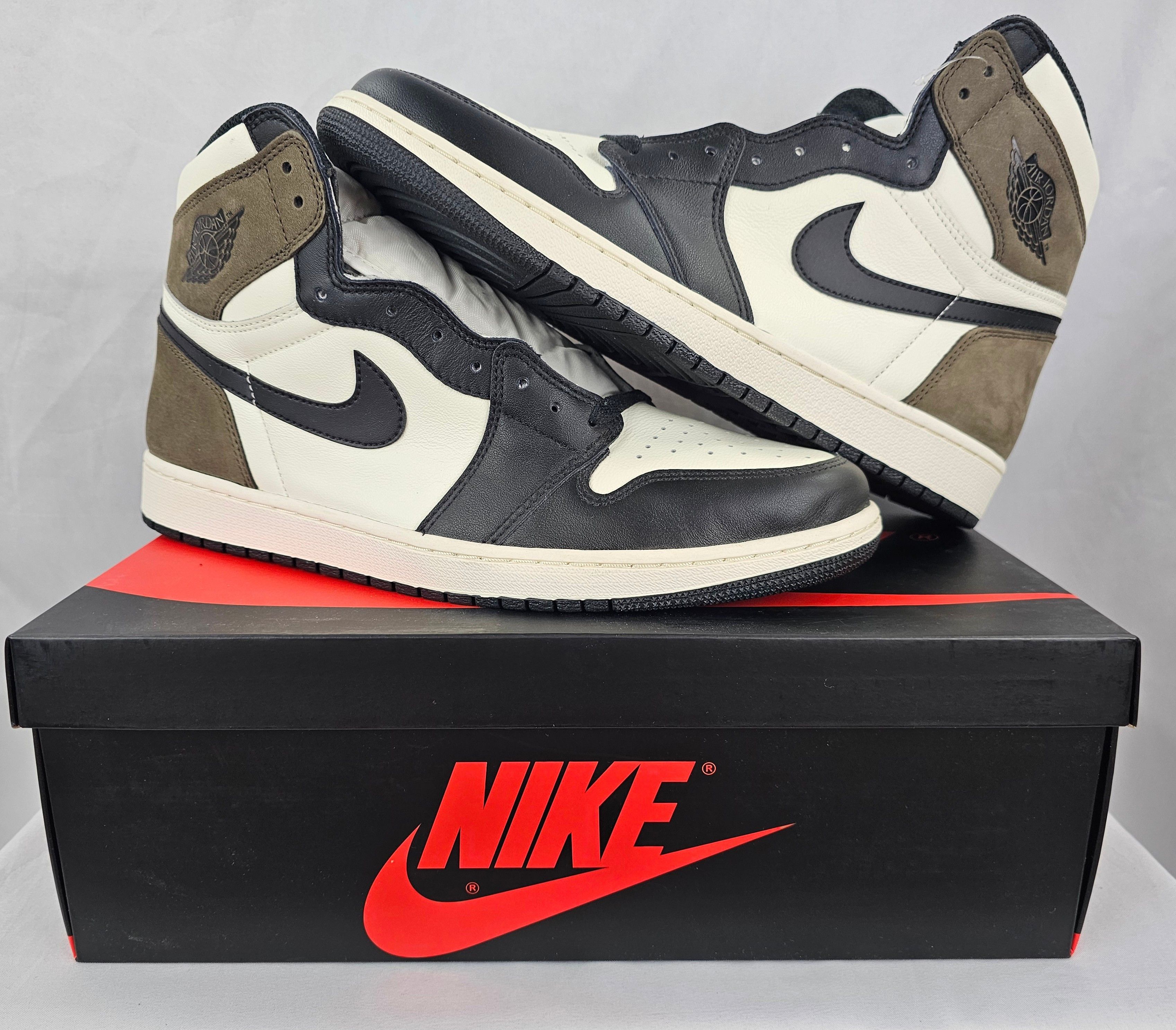 Jordache Nike Jordan 1 Retro OG High Dark Mocha Brown Men's Size 13 Size US 13 / EU 46 - 1 Thumbnail