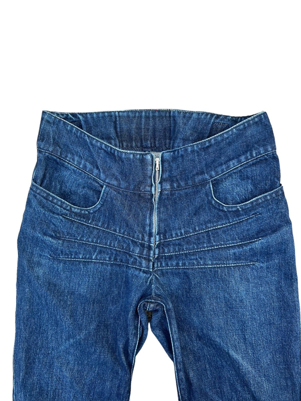 Vintage Vintage Yuji Yamada Furnishings Cinch Back Denim Jeans Size US 30 / EU 46 - 5 Thumbnail