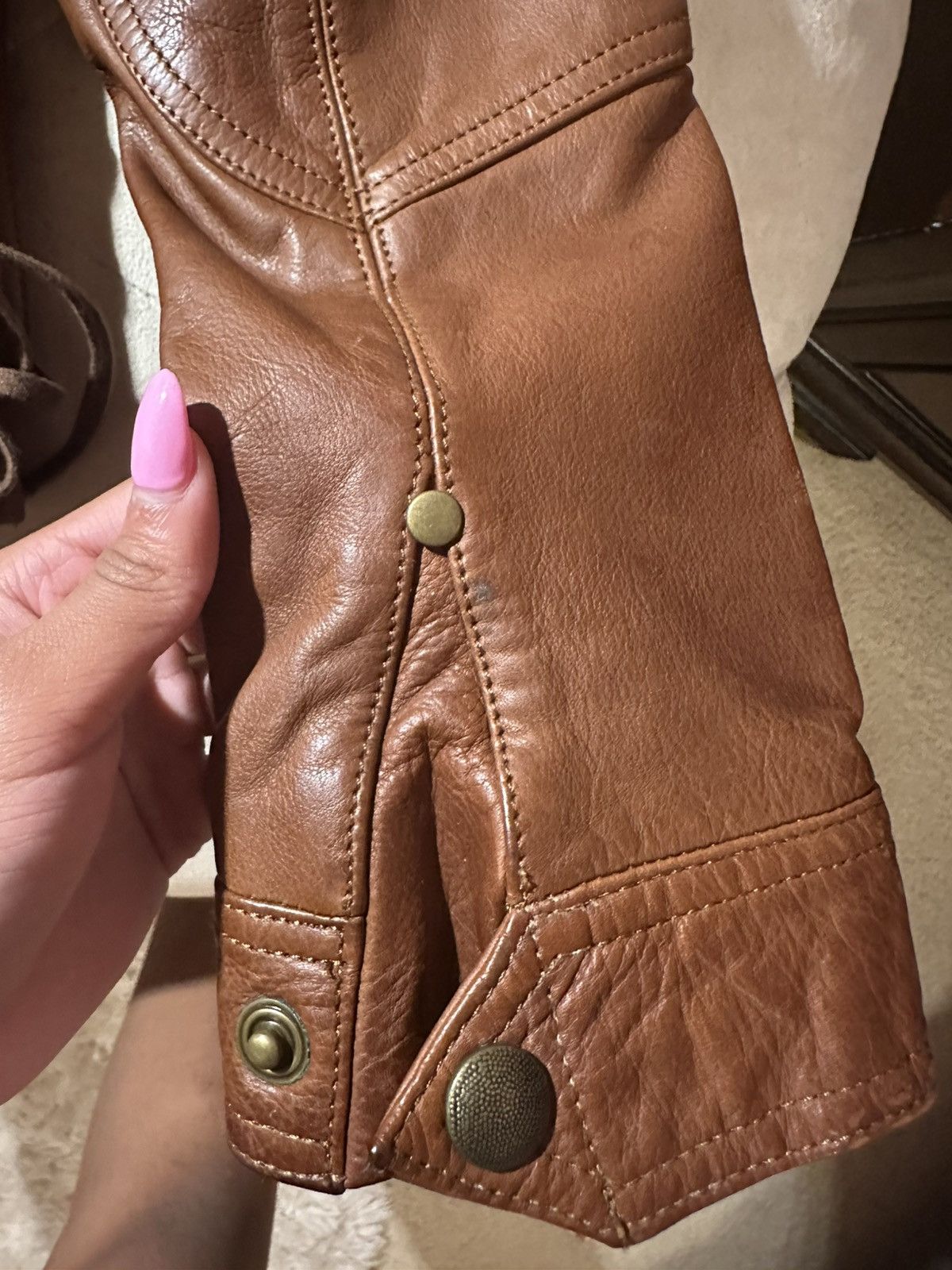 Ralph Lauren Vintage Ralph Lauren Genuine Leather Jacket Size M / US 6-8 / IT 42-44 - 15 Thumbnail
