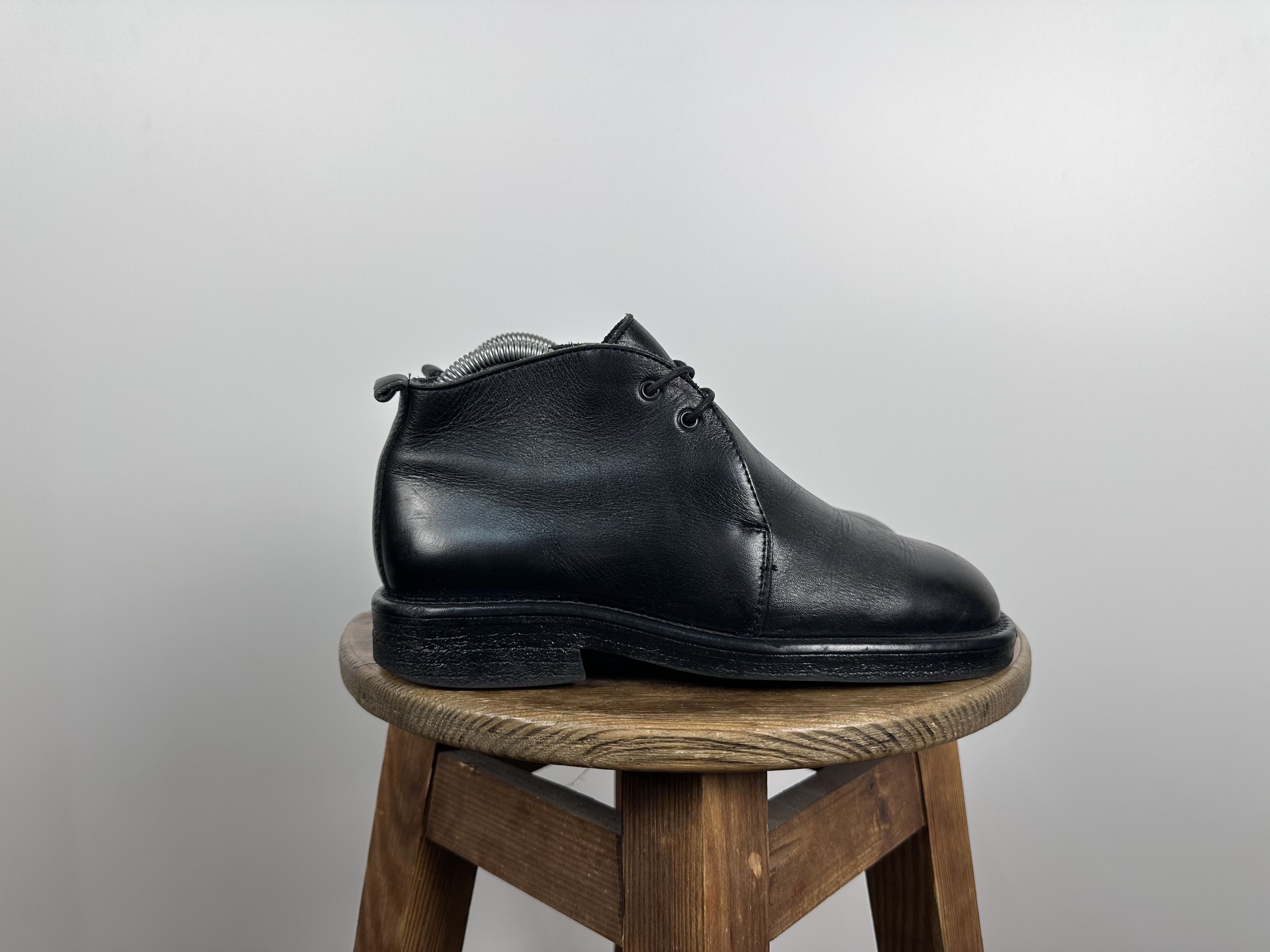 Kenzo × Vintage Vintage KENZO HOOME Boots Authentic Black Leather Shoes 40 Size US 7 / EU 40 - 4 Thumbnail