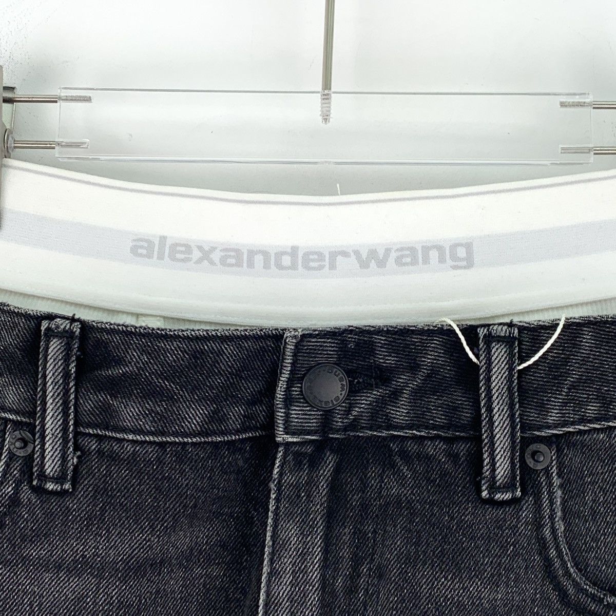 Alexander Wang Alexander Wang Black Tag Cotton Casual Fringe Shorts K26WX Size 24" / US 00 / IT 34 - 4 Thumbnail