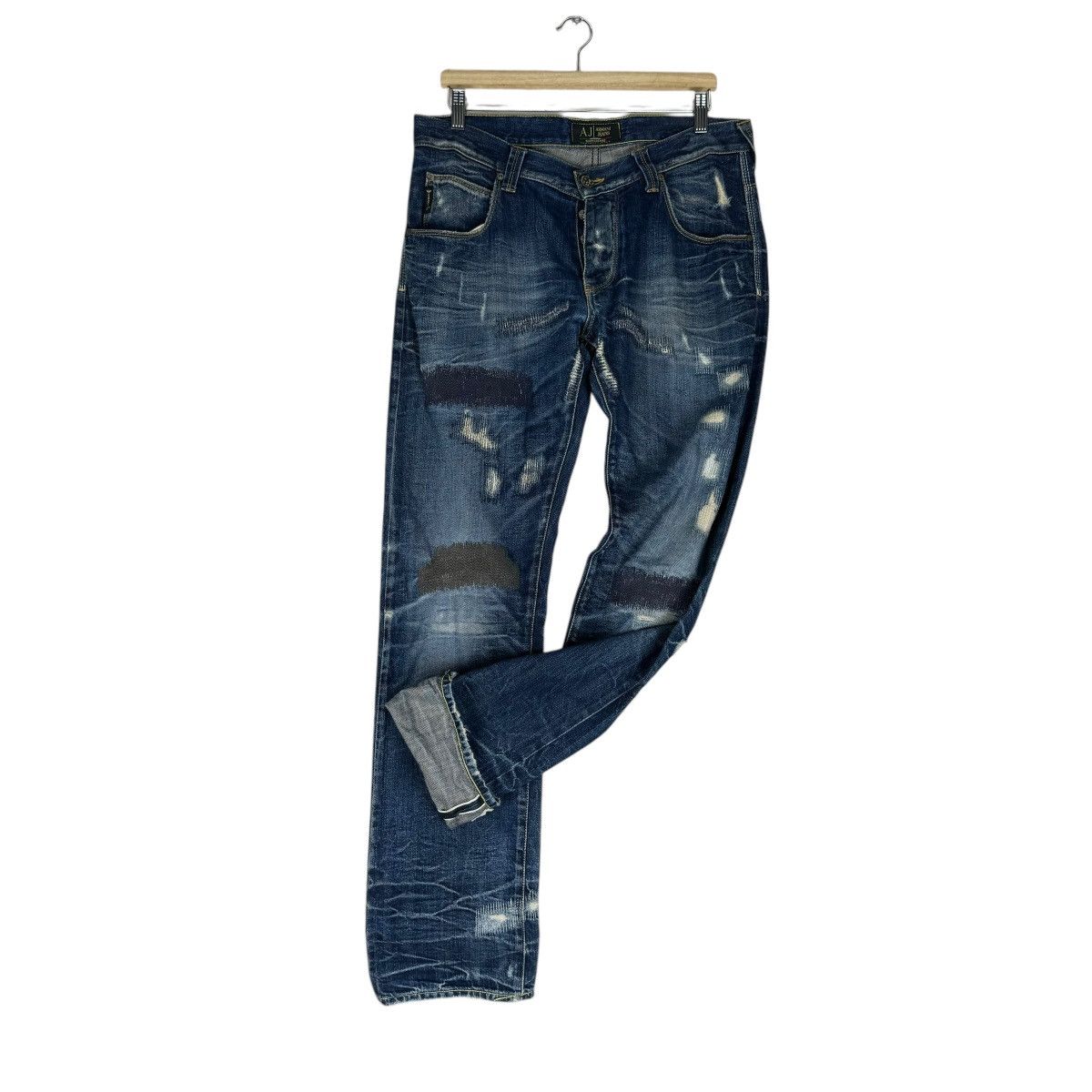 Armani 🌟ARMANI JEANS DENIM CULTURE PANTS Size US 34 / EU 50 - 2 Thumbnail