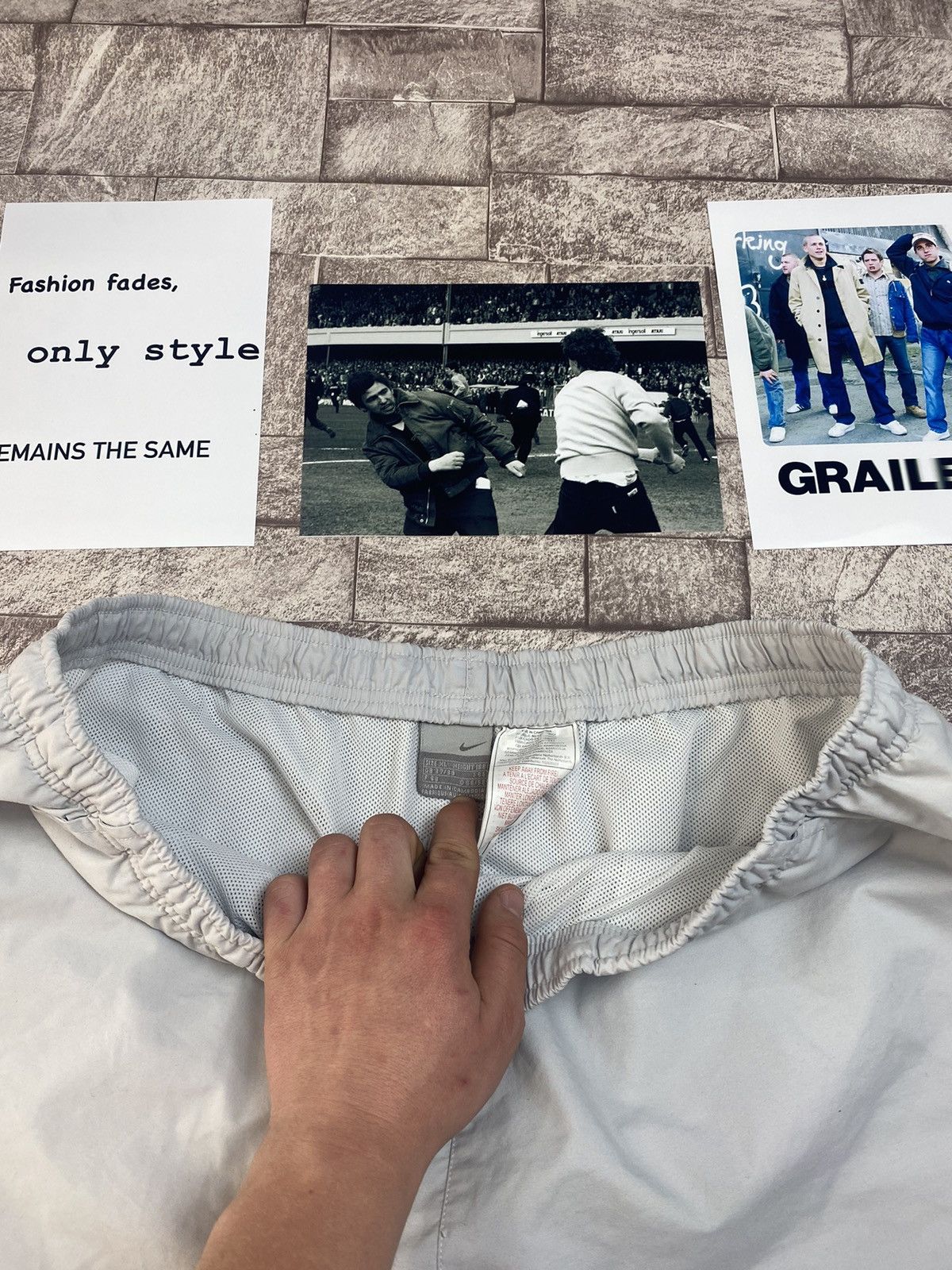Nike × Vintage Vintage Nylon Nike Shorts Y2k style by Travis Scott style Size US 38 / EU 54 - 5 Thumbnail