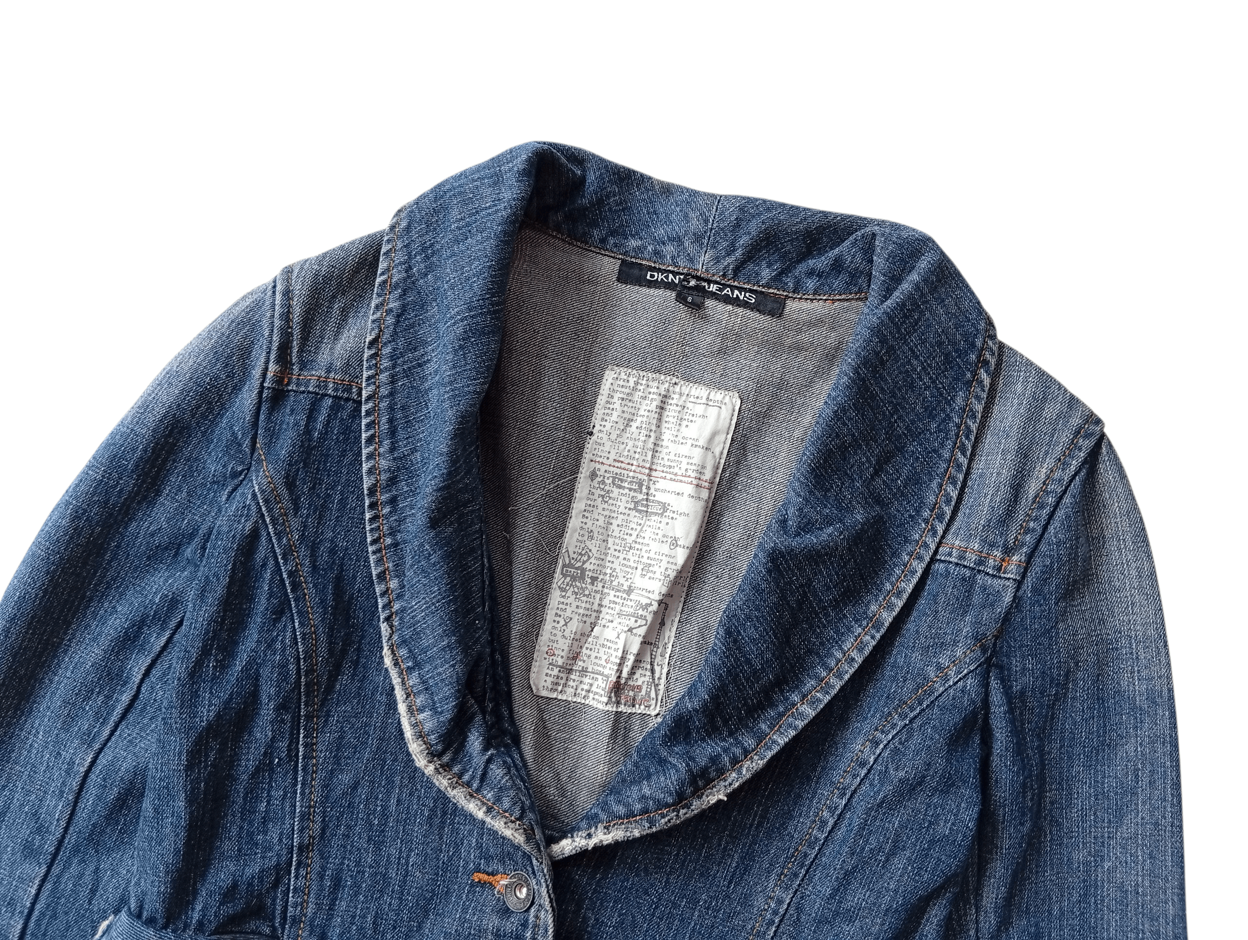 DKNY DKNY jeans denim crop jacket Size S / US 4 / IT 40 - 2 Thumbnail