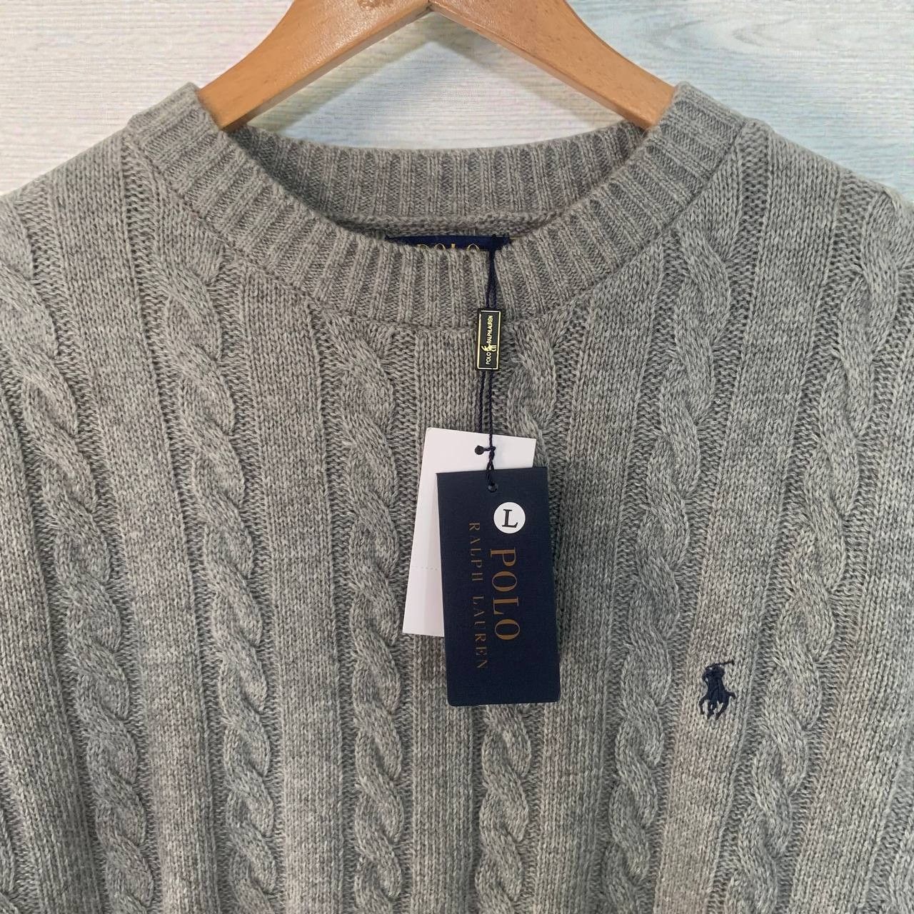 Polo Ralph Lauren Polo Ralph Lauren Knit Wear Sweatshirt gray Size US L / EU 52-54 / 3 - 3 Thumbnail