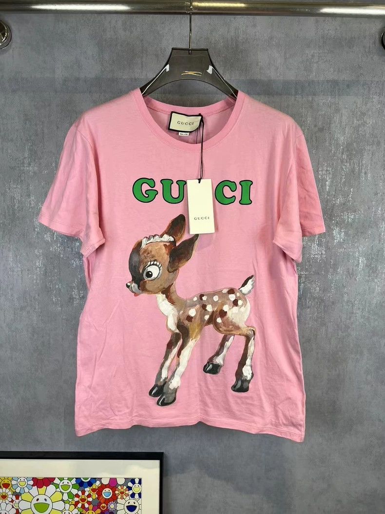 Gucci Gucci Deer flower short sleeves 2503-Nextarrow Size L / US 10 / IT 46 - 1 Thumbnail