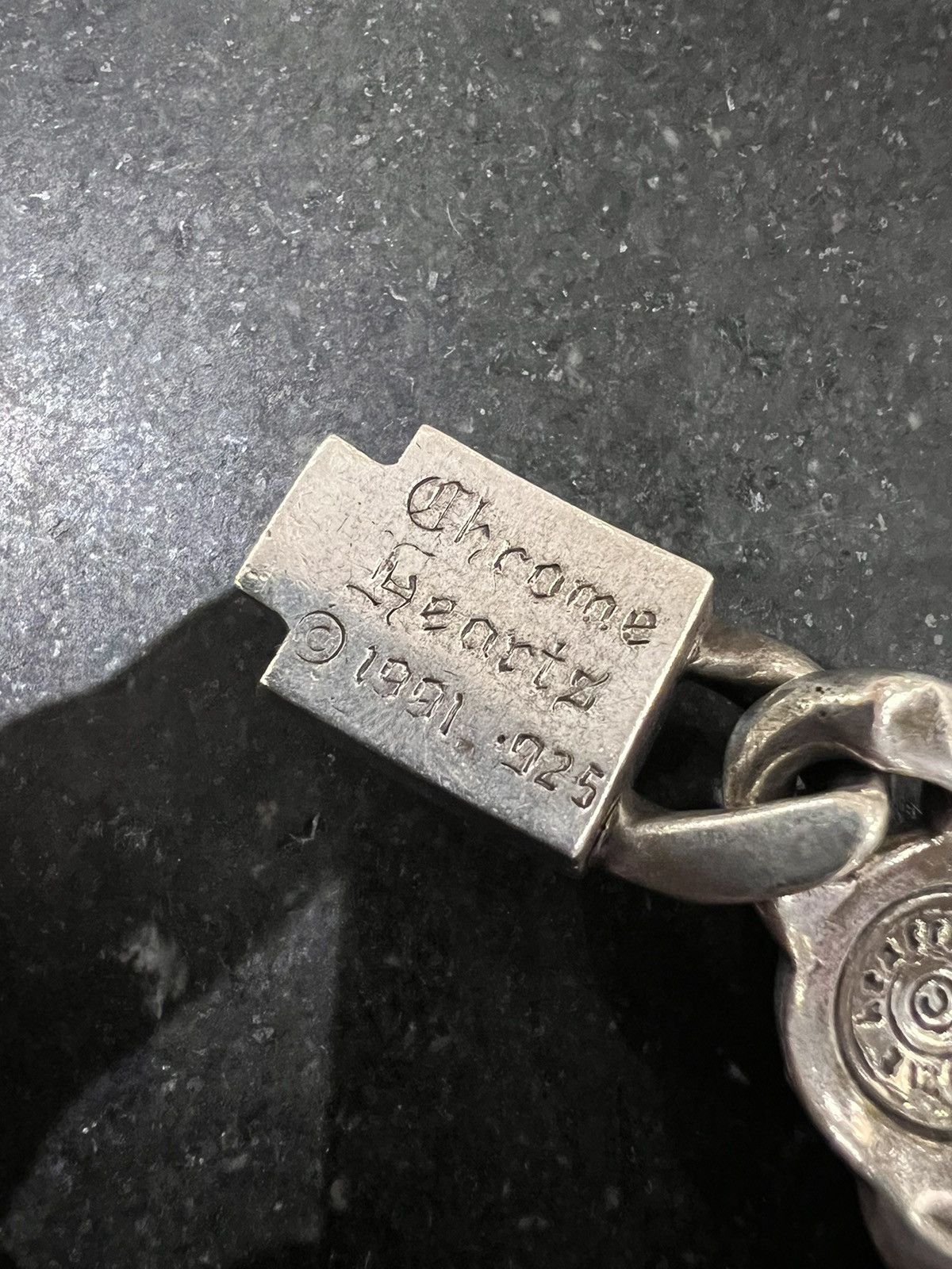 Chrome Hearts Chrome Hearts CH Plus Maltese Link Bracelet With Diamonds Size ONE SIZE - 18 Thumbnail