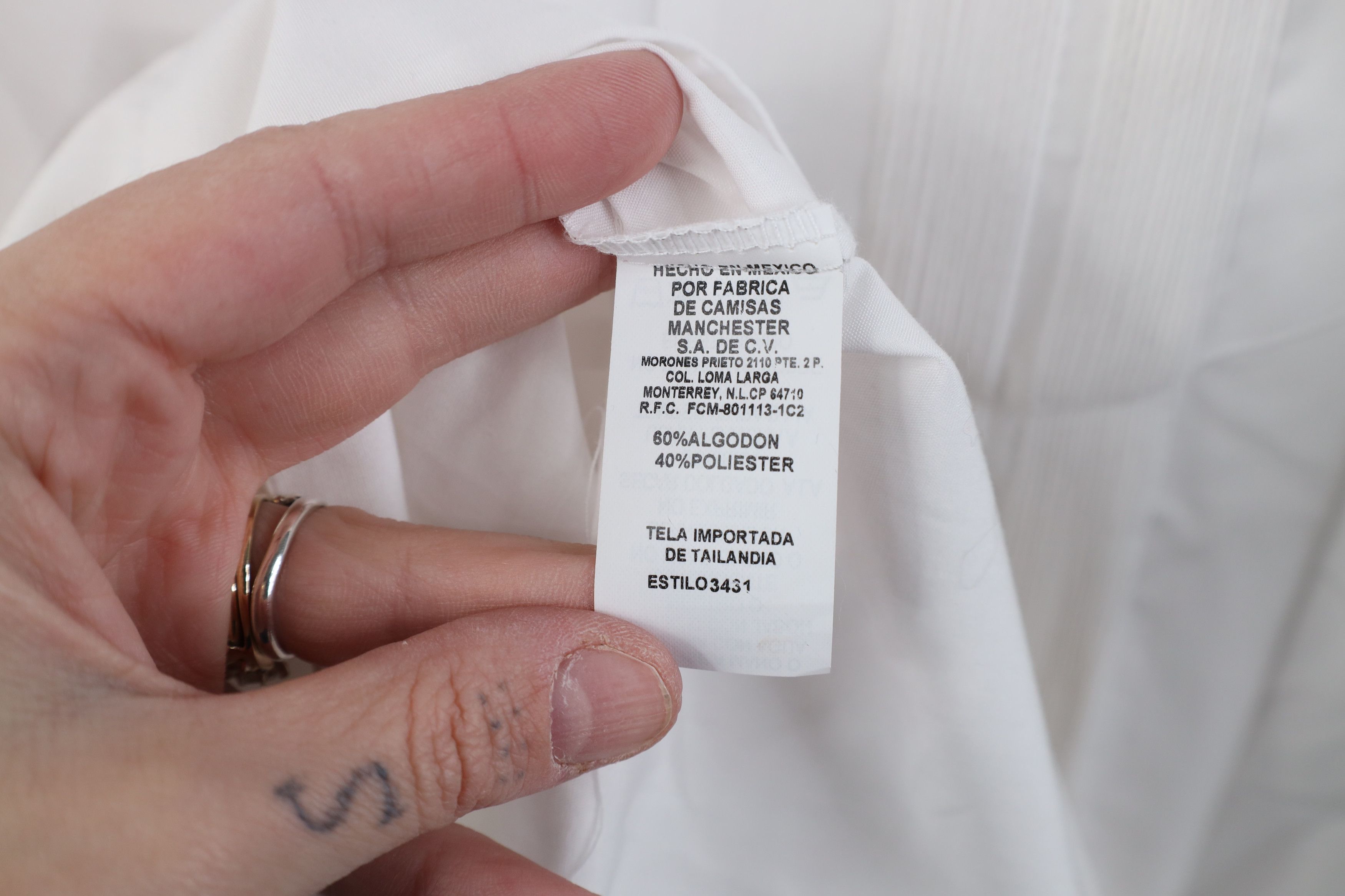 Vintage Deadstock Vintage 90s Rockabilly Wedding Button Shirt White Size US XL / EU 56 / 4 - 12 Thumbnail