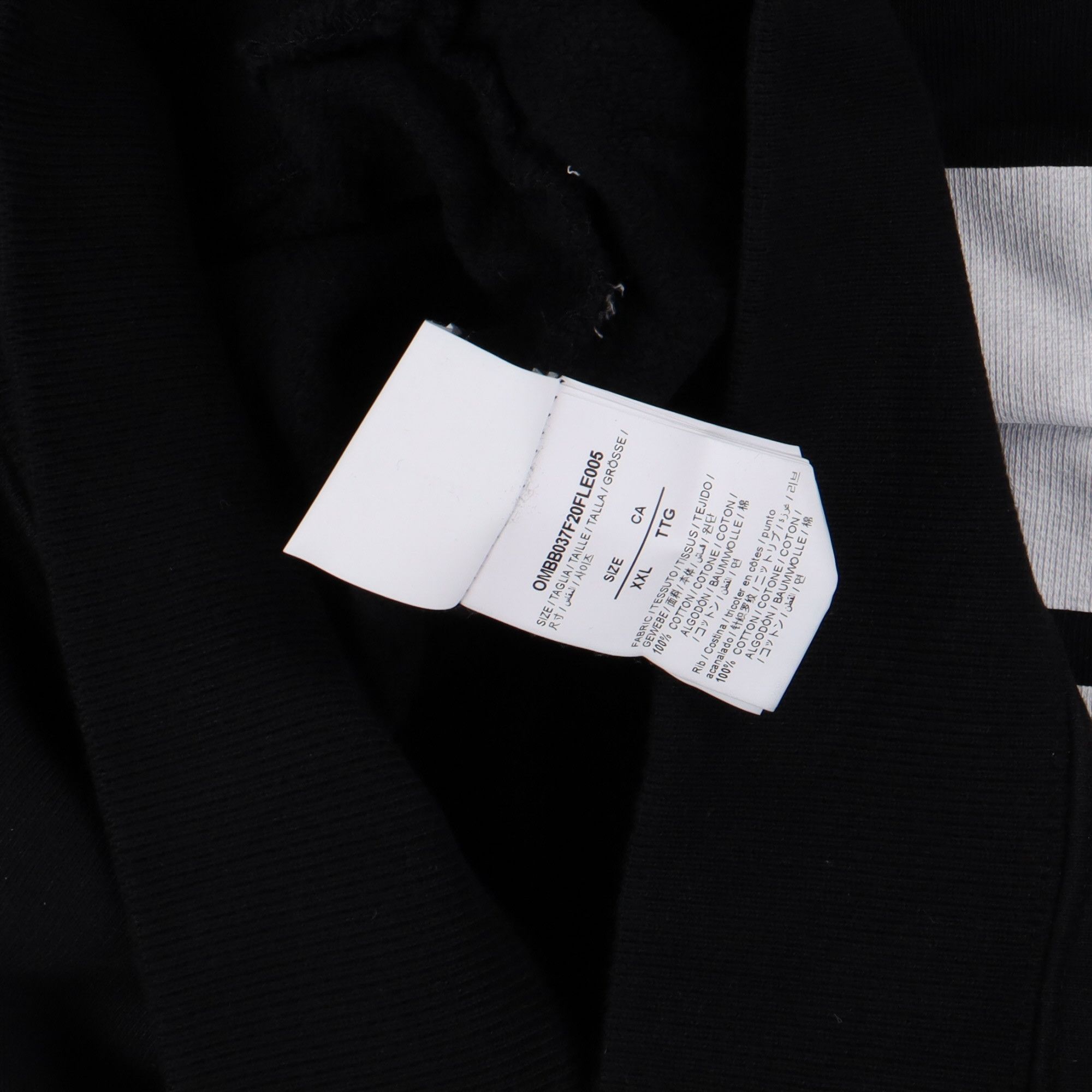 Off-White Black Cut Here Arrows Oversized Hoodie Size US XXL / EU 58 / 5 - 7 Thumbnail