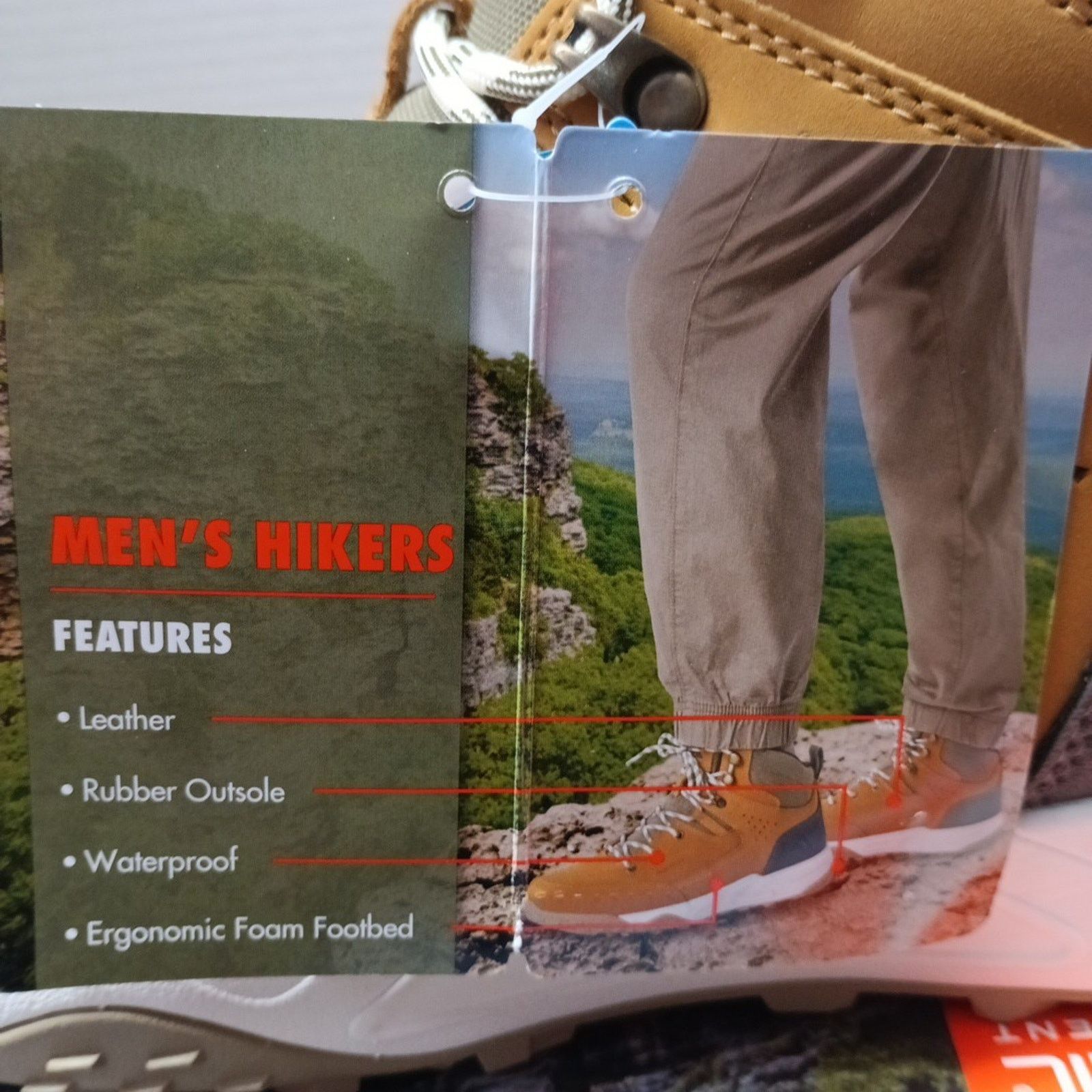 Other Mens Ozark Trail Waterproof Sport Hiking Boots Size 10 Wheat Size US 10 / EU 43 - 5 Thumbnail