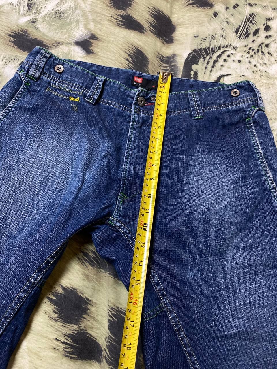 Diesel BAGGY VINTAGE Y2K HEAVY FADED JEANS PANTS Size US 32 / EU 48 - 10 Thumbnail