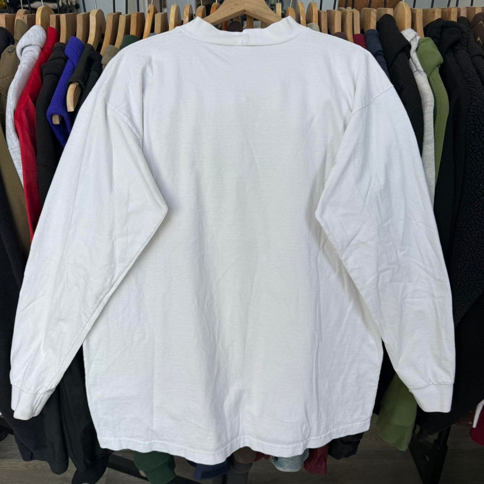 Other Vintage 90s Kansas City Chiefs Mockneck Long Sleeve T-Shirt Size US L / EU 52-54 / 3 - 8 Thumbnail