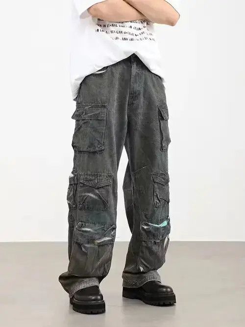 VIBE skate paint cargo pants Size US 34 / EU 50 - 2 Thumbnail