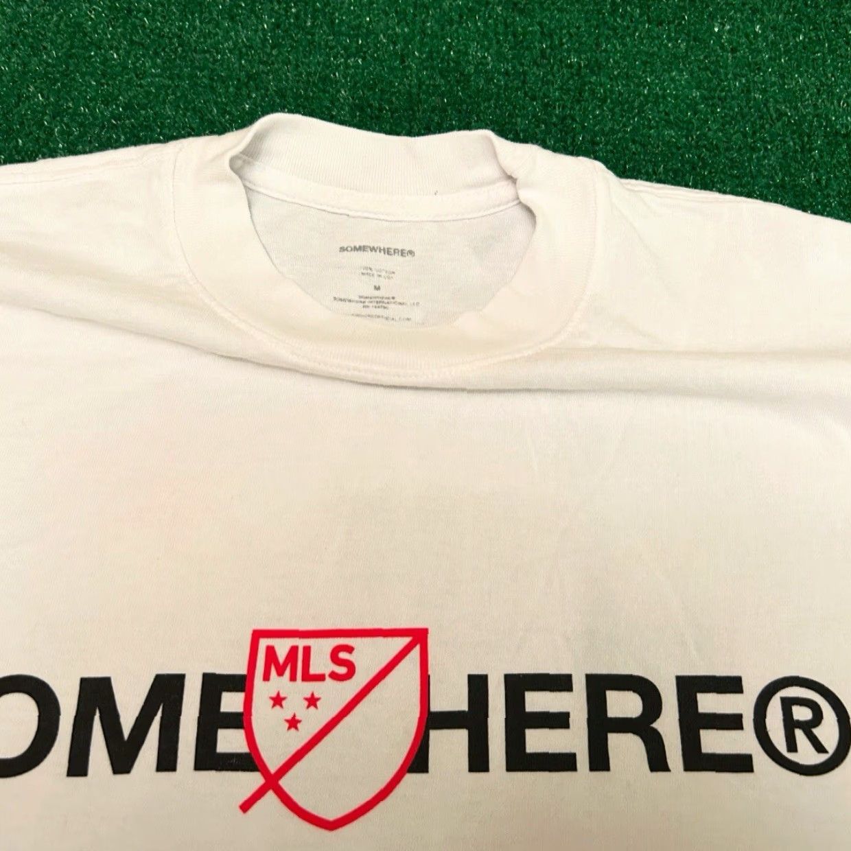 Vintage SOMEWHERE MLS All Star Washington DC 2023 Logo Shirt Mens M White Soccer Stars Align Logo Shirt M Mens Size US M / EU 48-50 / 2 - 3 Thumbnail